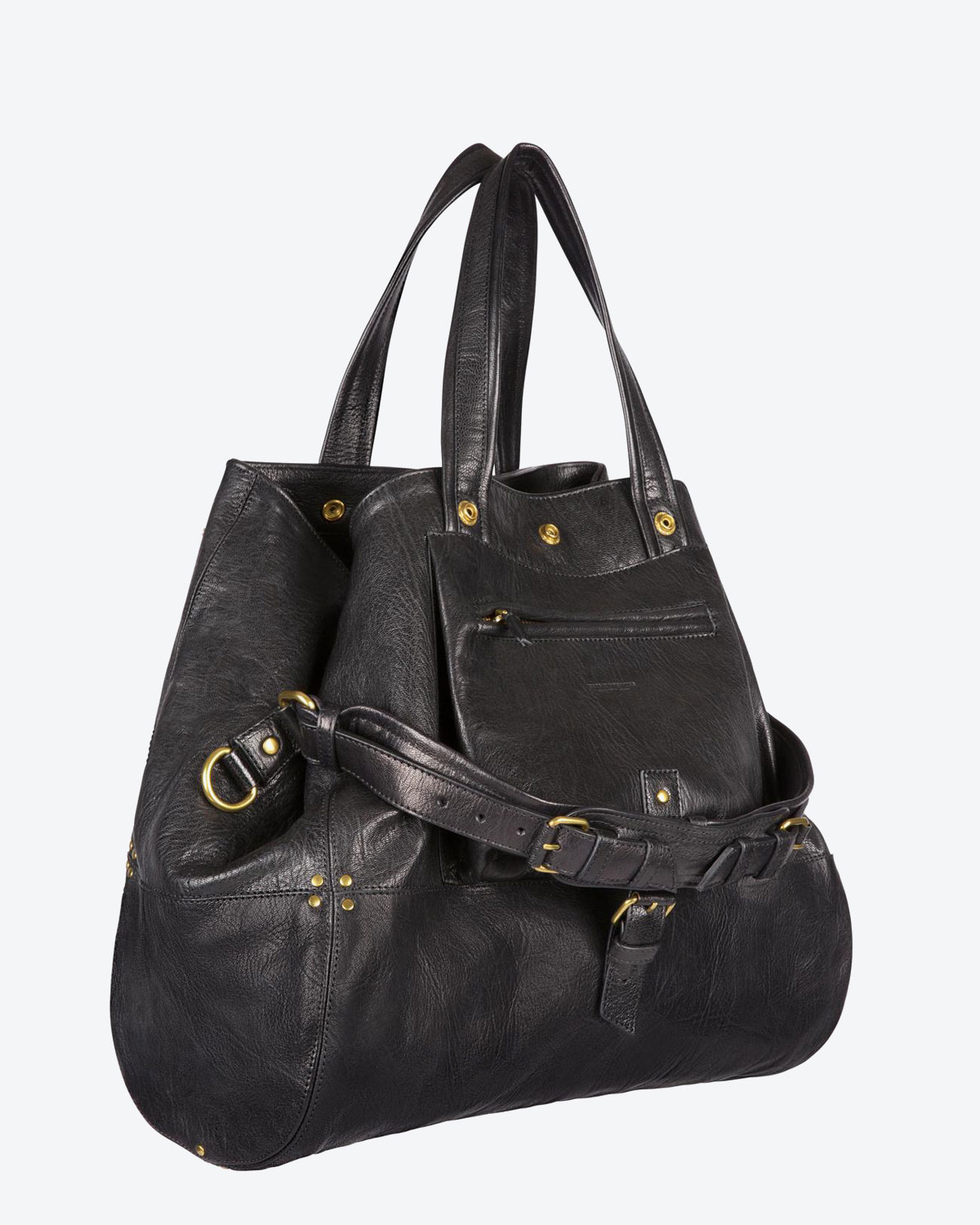 Jérôme Dreyfuss Collection Billy L Noir Goatskin 