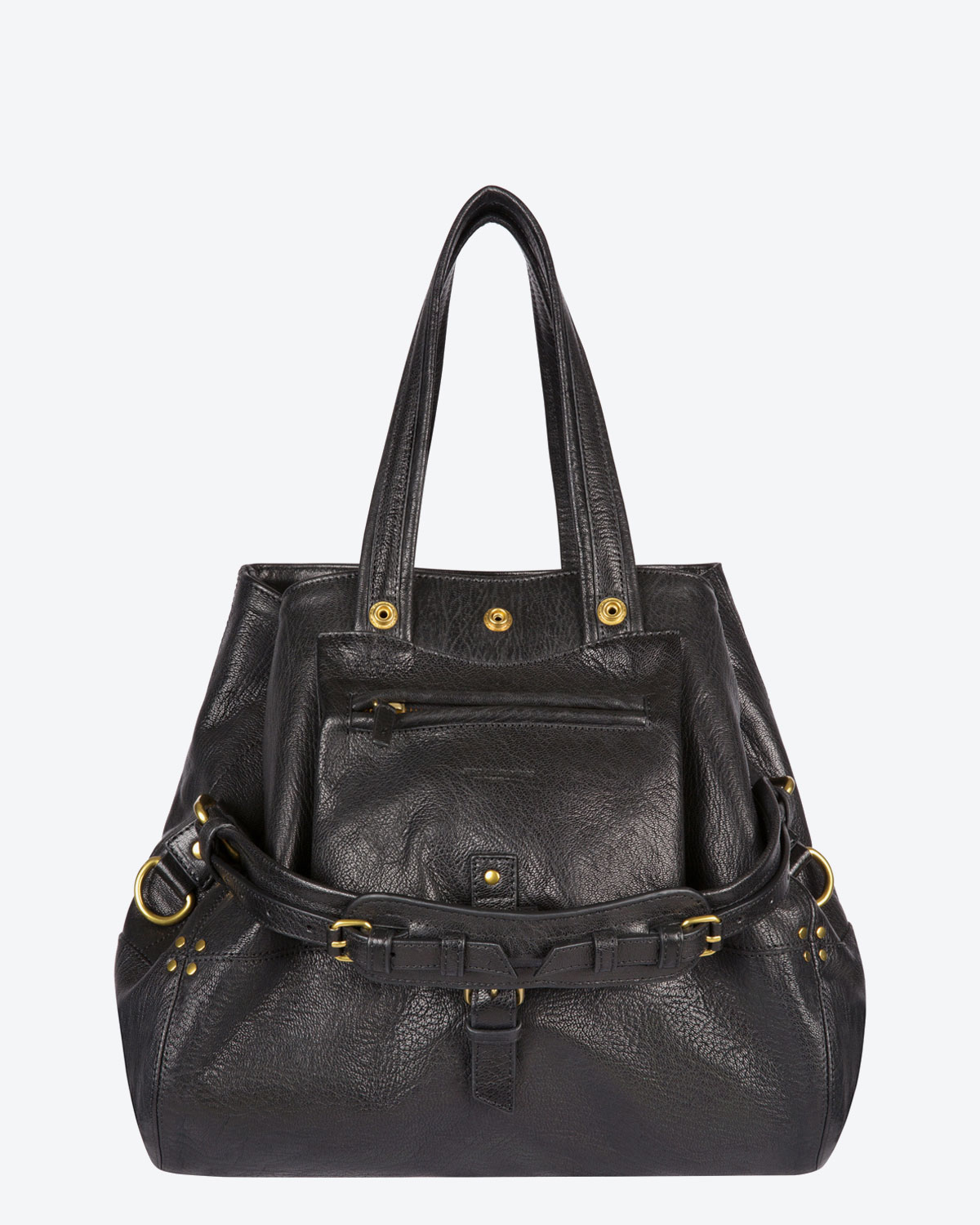 Jérôme Dreyfuss Collection Billy M Noir Goatskin 