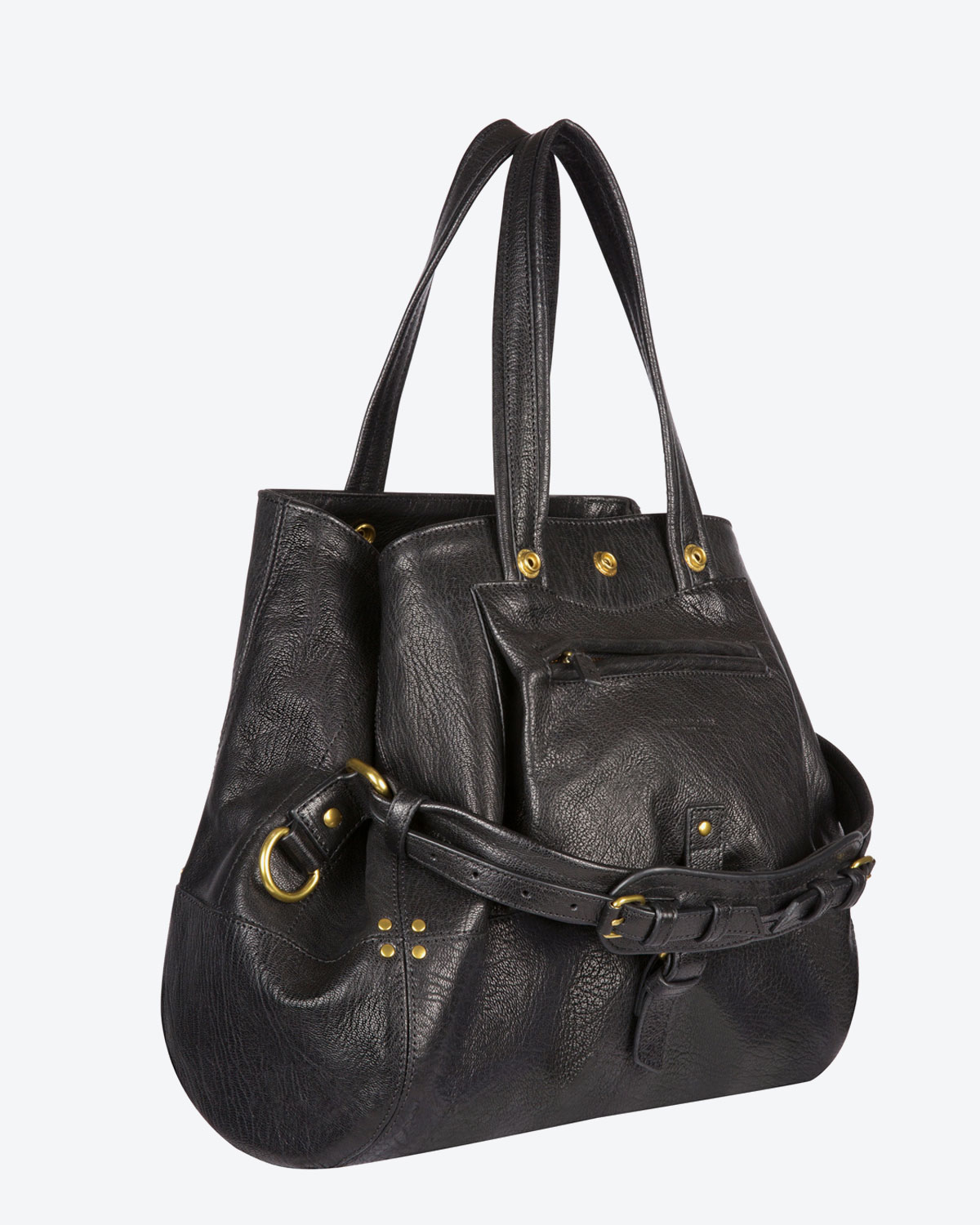 Jérôme Dreyfuss Collection Billy M Noir Goatskin 
