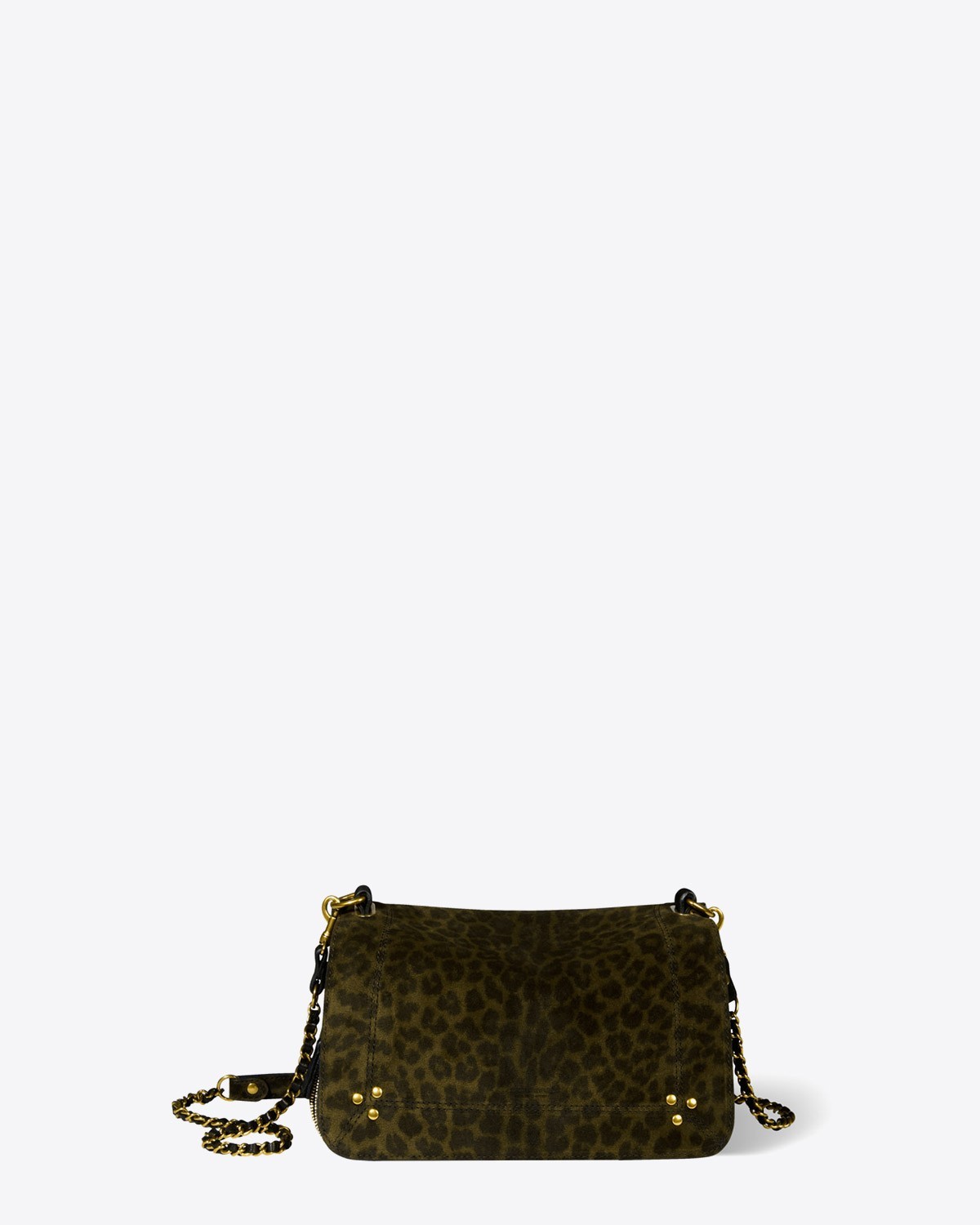 Image du produit Jérôme Dreyfuss Collection Bobi Split Suede Leopard Kaki   - 3
