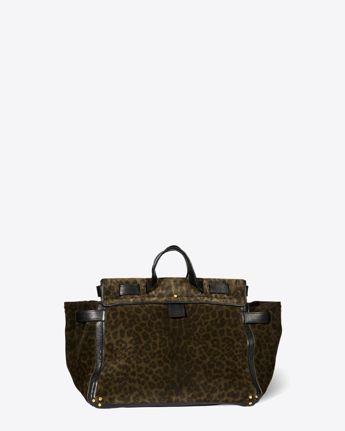 Image du produit Jérôme Dreyfuss Collection Sac Carlo M Split Suede Leopard Kaki  