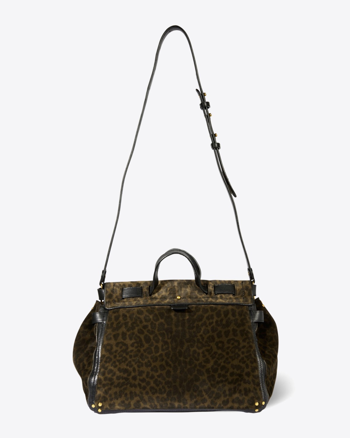 Image du produit Jérôme Dreyfuss Collection Sac Carlo M Split Suede Leopard Kaki   - 2