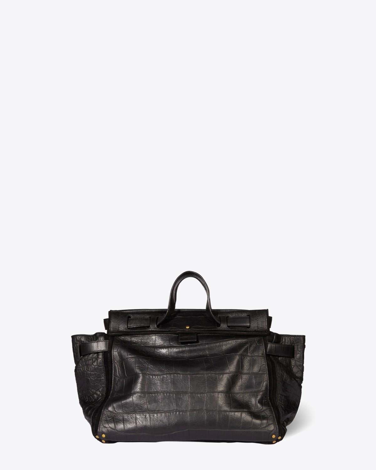 Sac deals croco noir