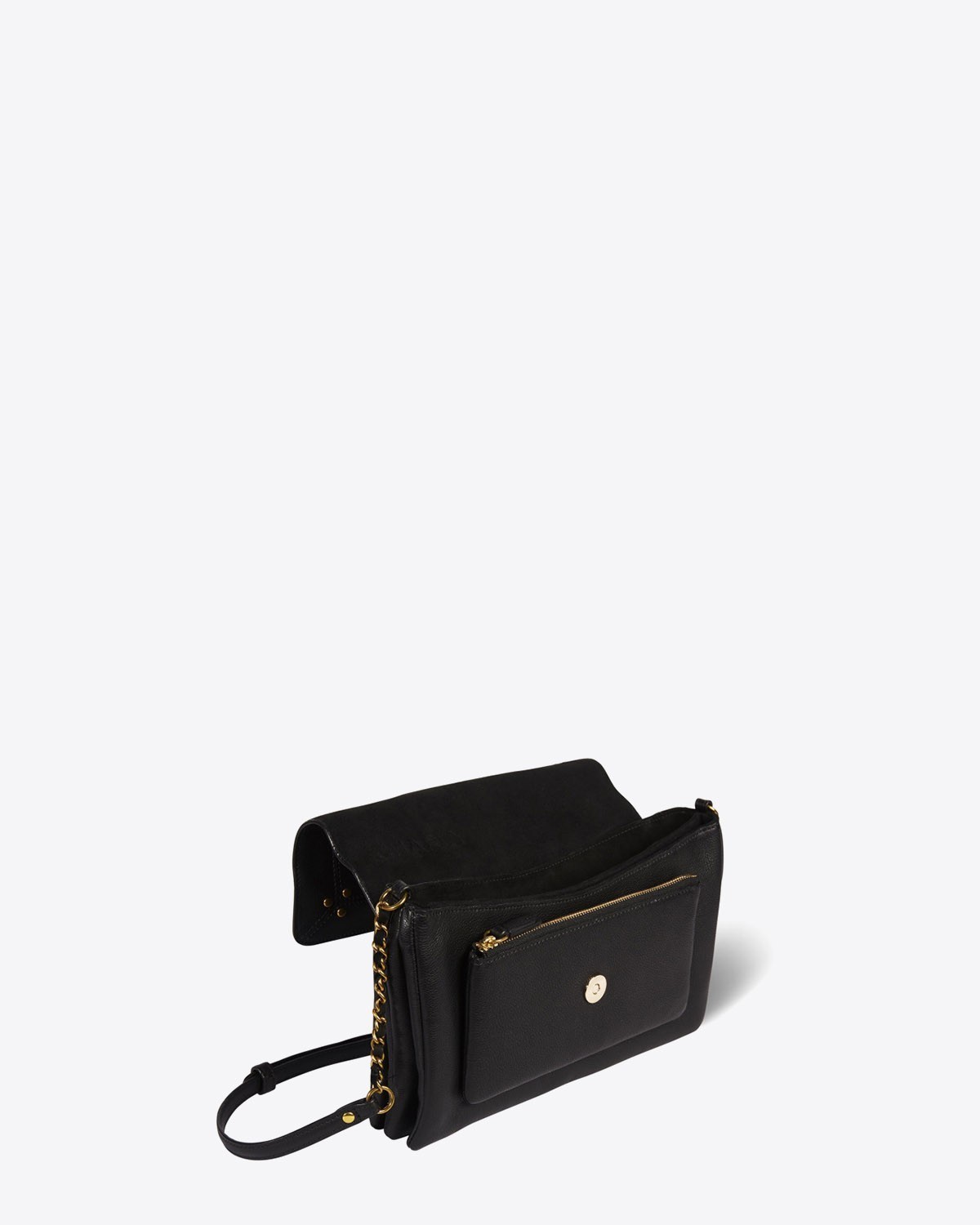 Image du produit Jérôme Dreyfuss Collection Sac Charly M Calfskin - Noir Brass   - 4