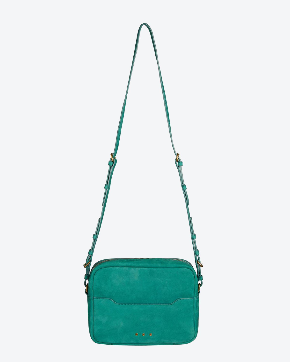 Jérôme Dreyfuss Collection Dominique Goatskin Nubuck Menthe  