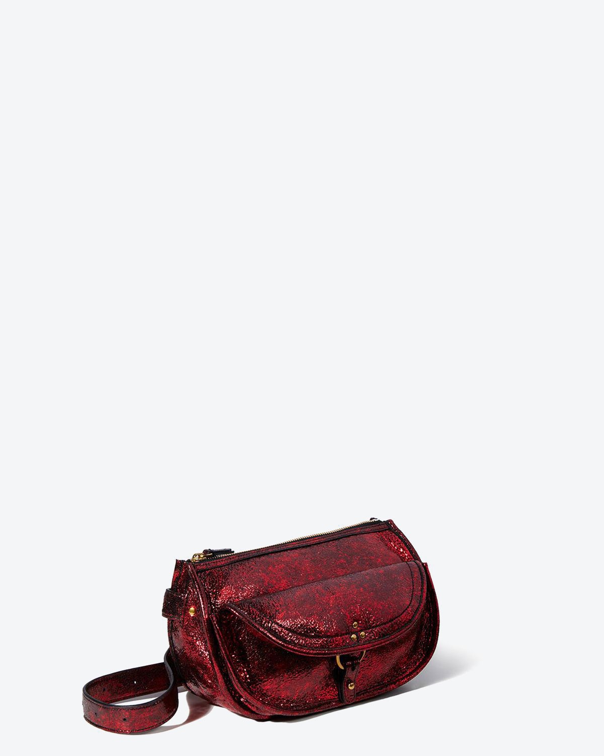 J&eacute;r&ocirc;me Dreyfuss Collection F&eacute;lix Banane - Lambskin - Lam&eacute; Rouge  