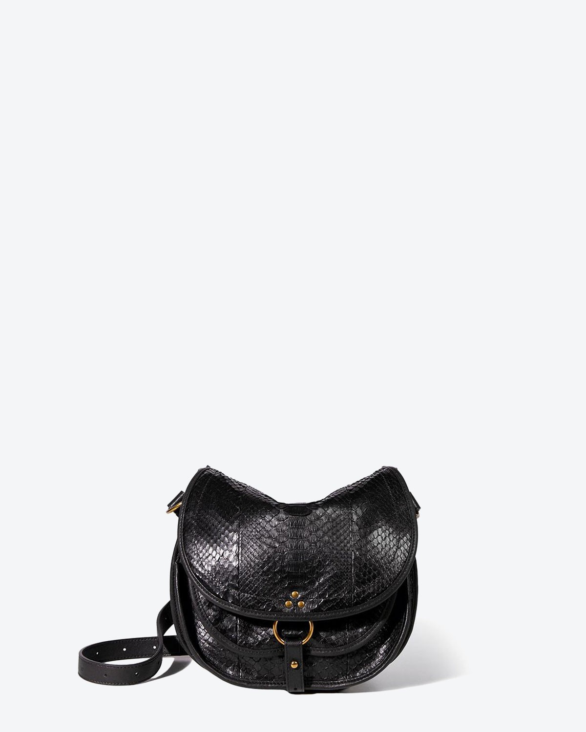 Jérôme Dreyfuss Collection Félix M - Python Noir   