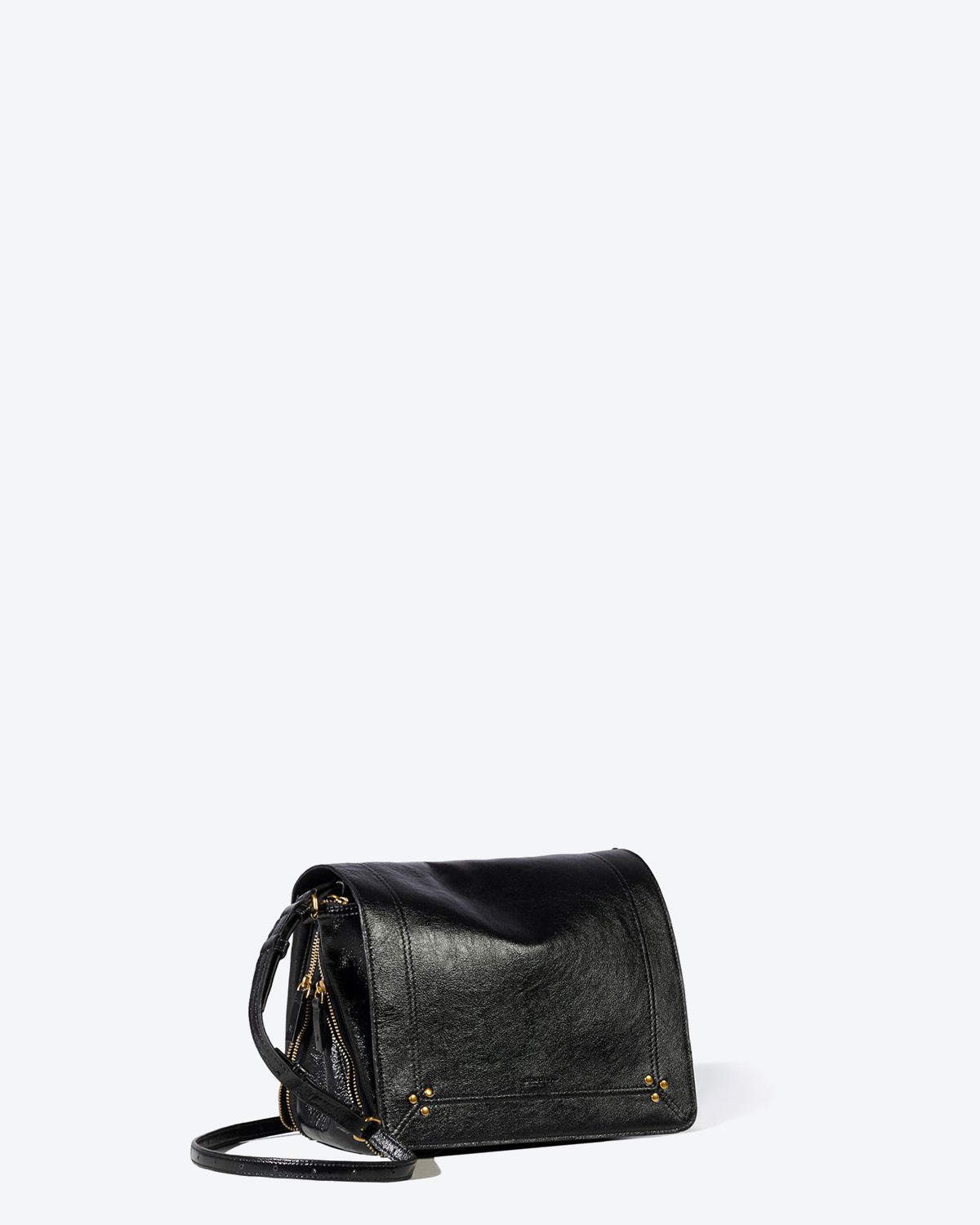 Jérôme Dreyfuss Collection Igor - Lambskin Froissé Noir  
