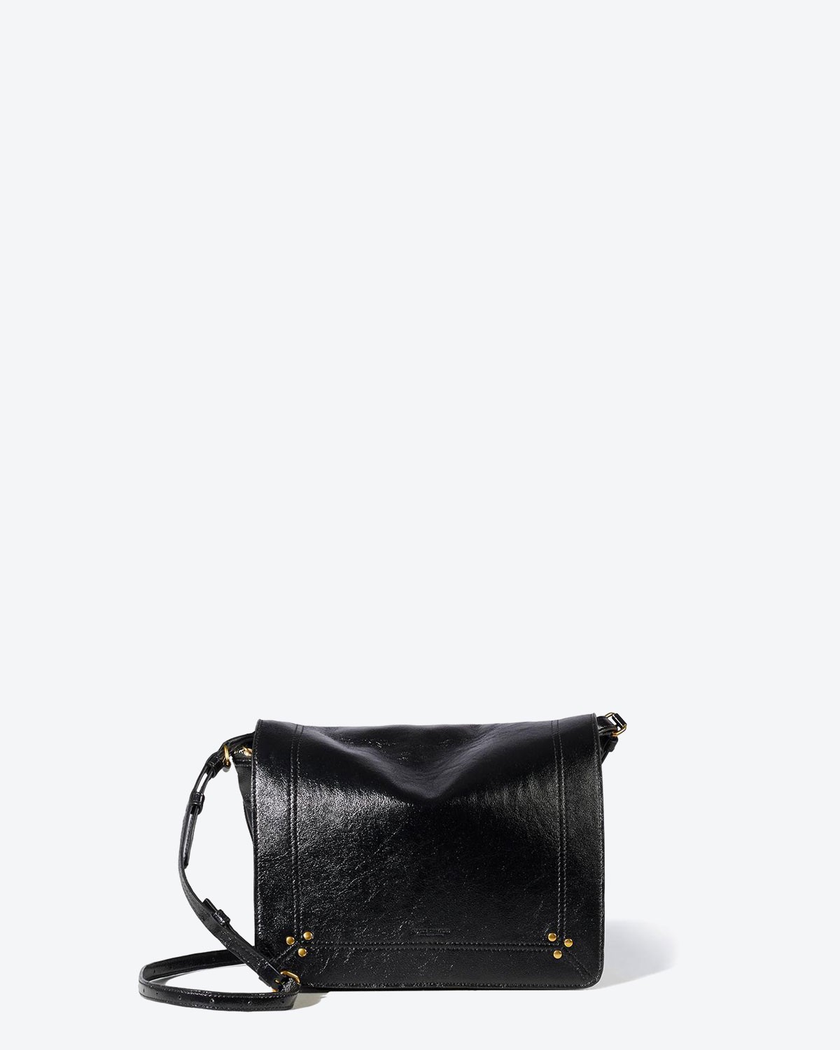 Jérôme Dreyfuss Collection Igor - Lambskin Froissé Noir  