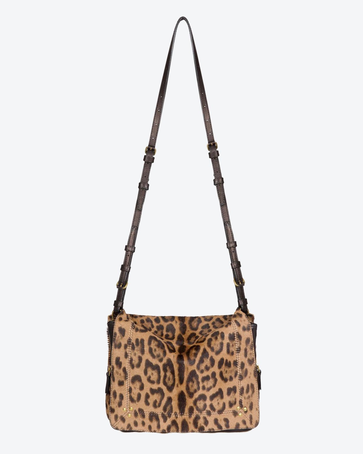 Jérôme Dreyfuss Collection Igor Léopard sauvage pony calfskin 