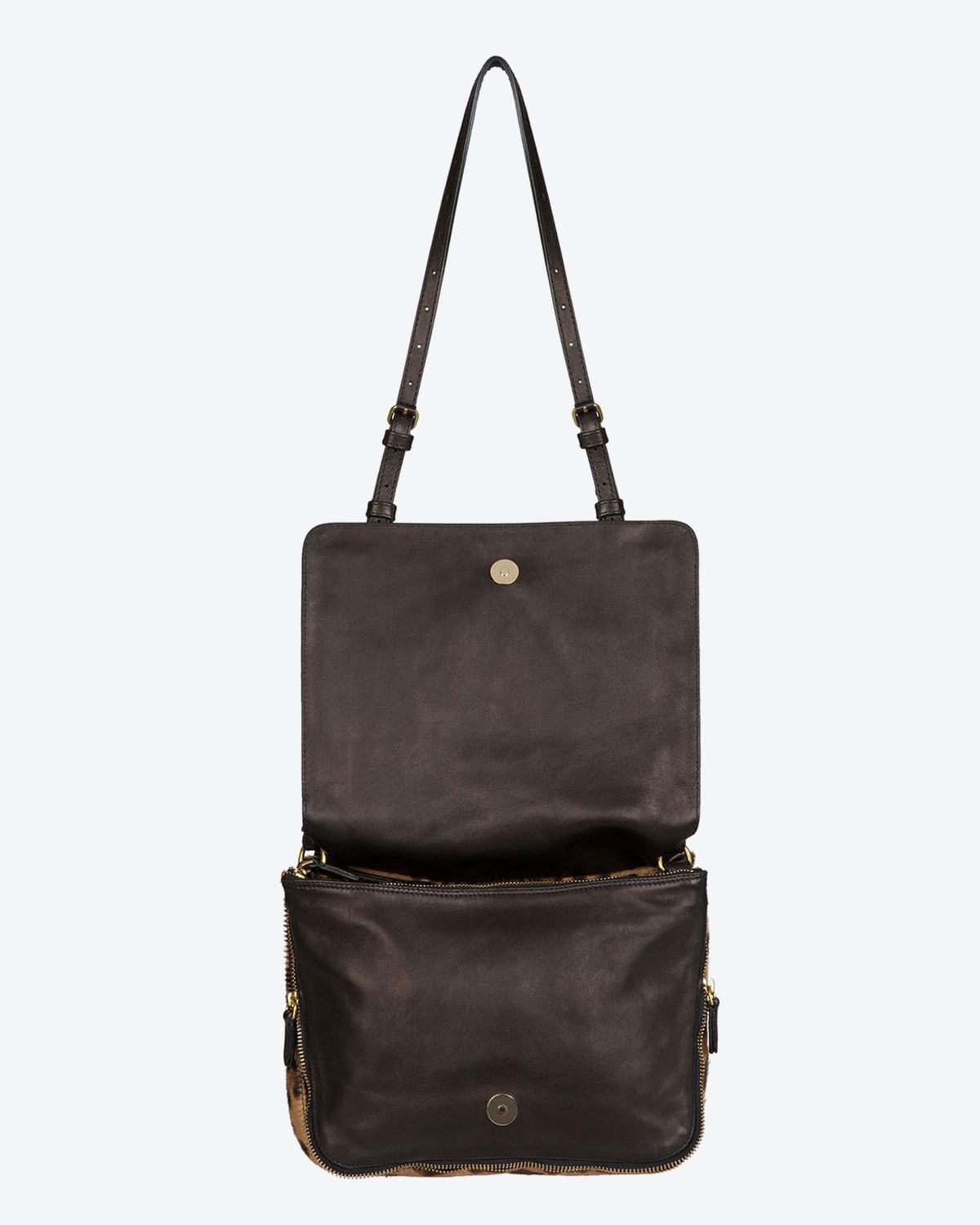 Jérôme Dreyfuss Collection Igor Léopard sauvage pony calfskin 