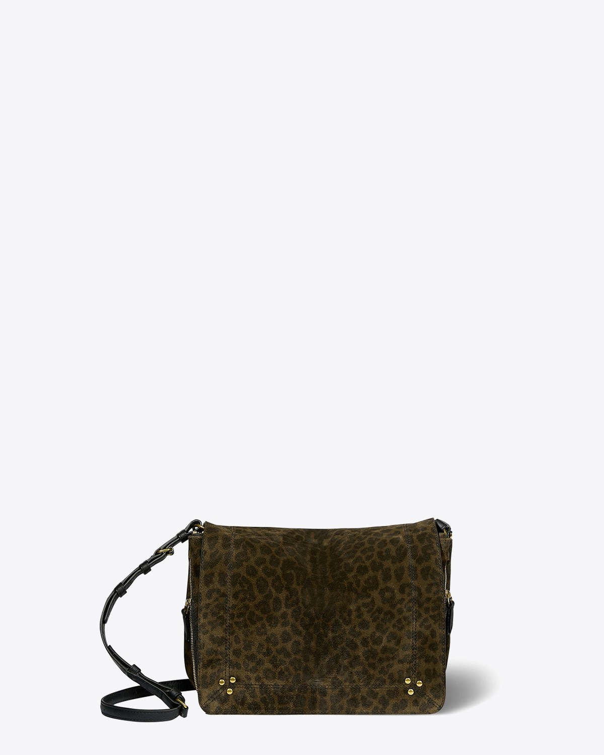 Image du produit Jérôme Dreyfuss Collection Igor Split Suède Léopard Kaki   - 2