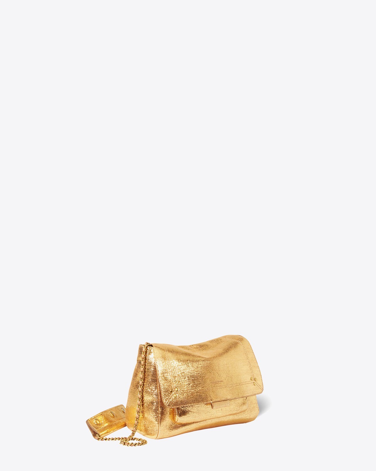 Image du produit Jérôme Dreyfuss Collection Sac Lulu M Goatskin Lamé Or   - 3