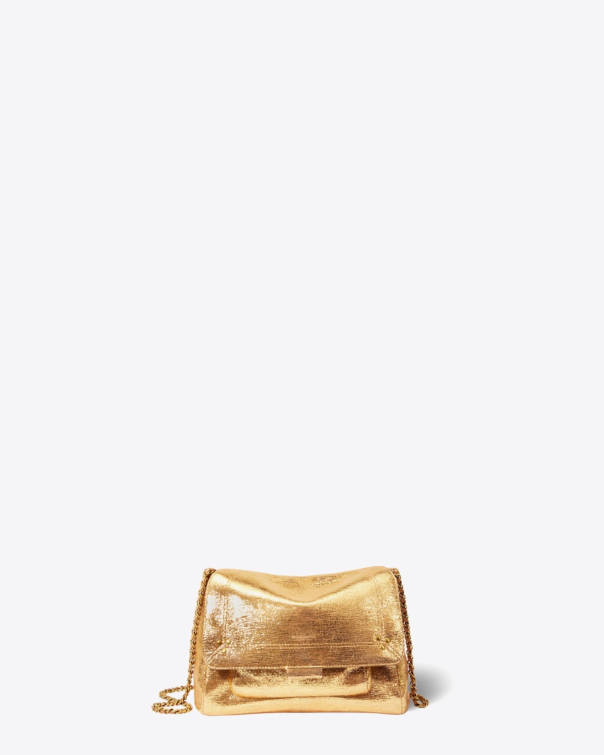 Image du produit Jérôme Dreyfuss Collection Sac Lulu M Goatskin Lamé Or   - 4