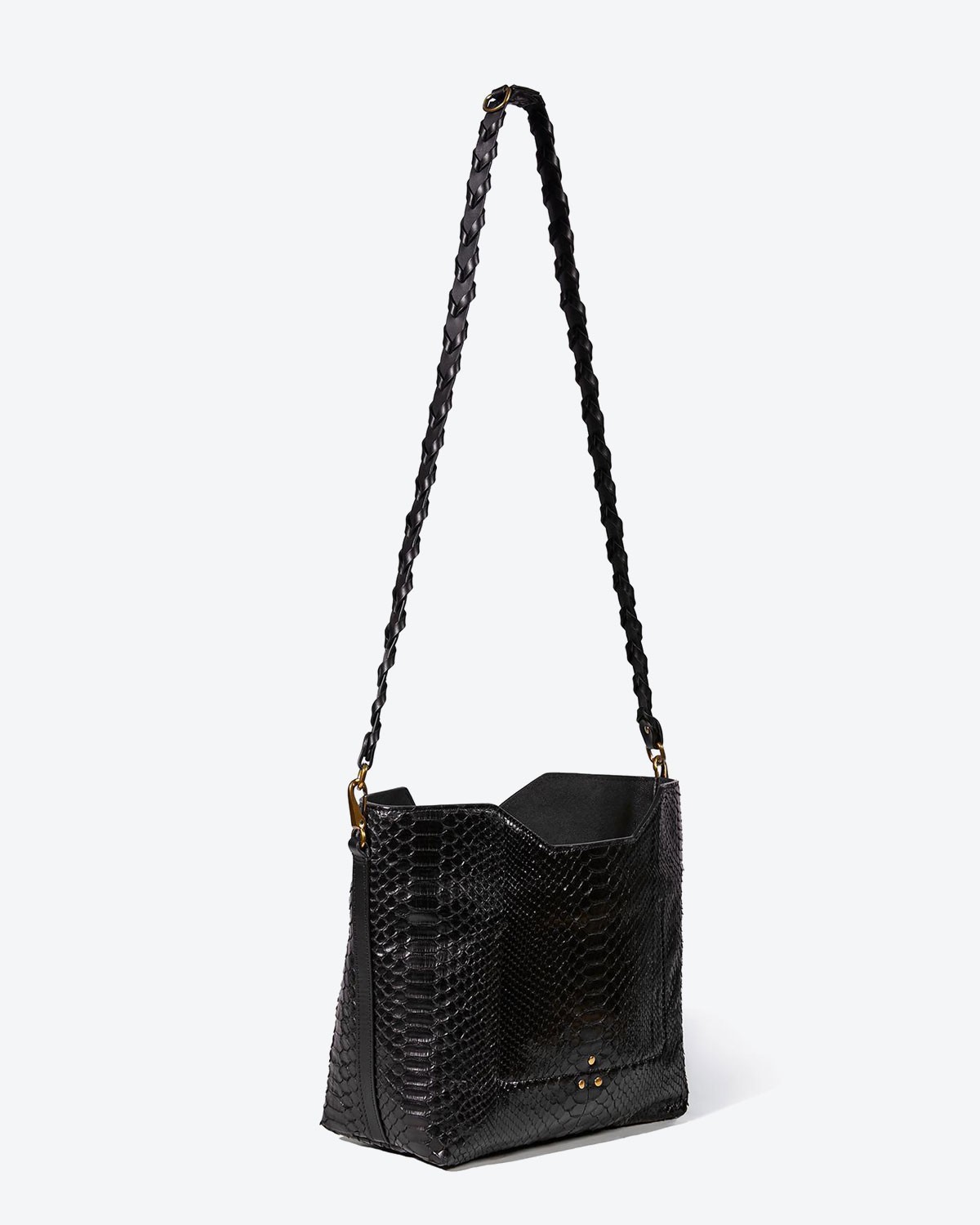 Jérôme Dreyfuss Collection Pierre - Python Noir  