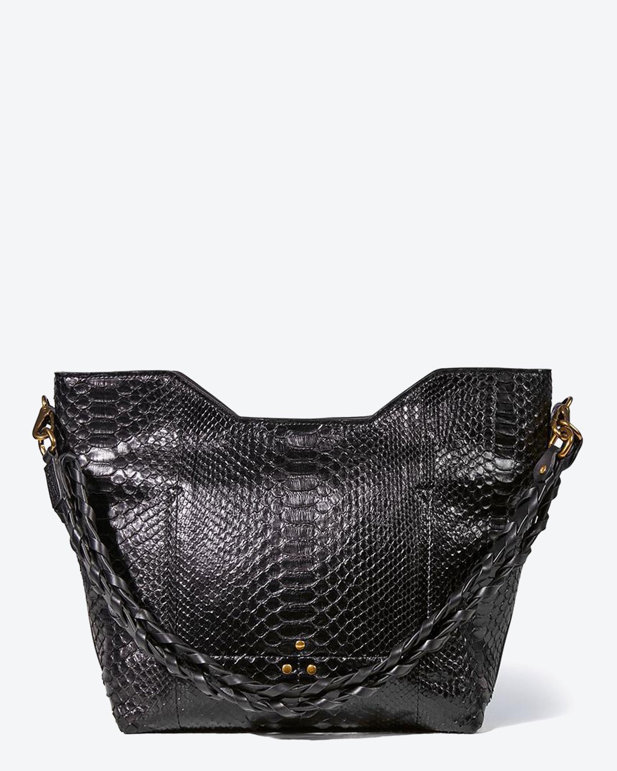 Jérôme Dreyfuss Collection Pierre - Python Noir  