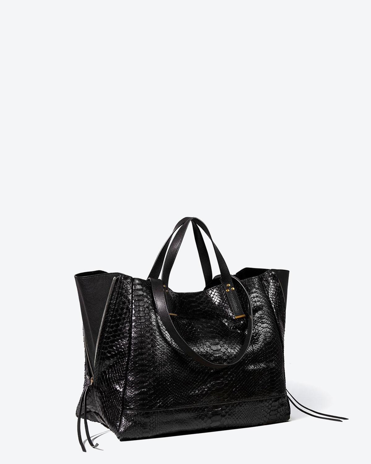 Image du produit Jérôme Dreyfuss Pré-Collection Sac Georges L - Python Noir   