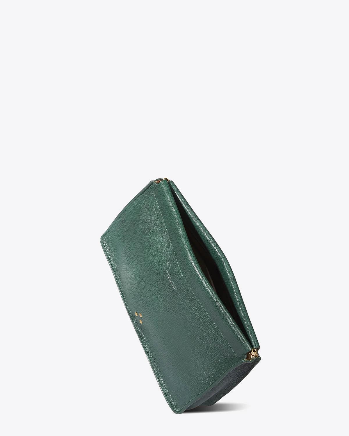 Image du produit Jérôme Dreyfuss Accessoires Pré-Collection Clic Clac L Goatskin Emeraude   - 3