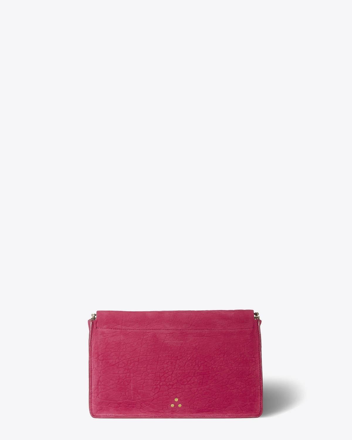 Image du produit Jérôme Dreyfuss Accessoires Pré-Collection Clic Clac L Lambskin Poncé Fuxia   - 2