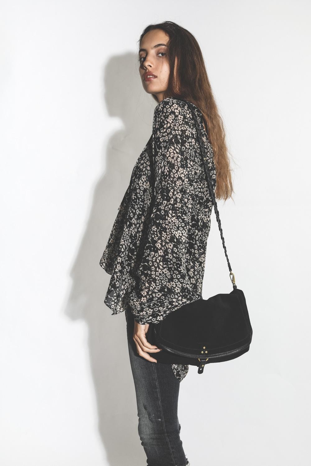 Image du produit Jérôme Dreyfuss Pré-Collection Andy S Split Suede Noir   - 3