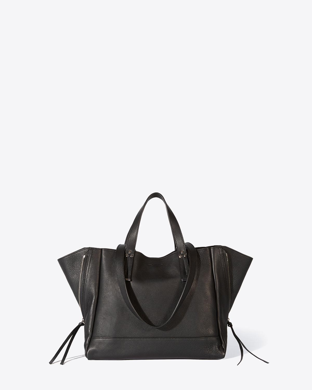 Jerome Dreyfuss Pre Collection Georges M Calfskin Noir Silver