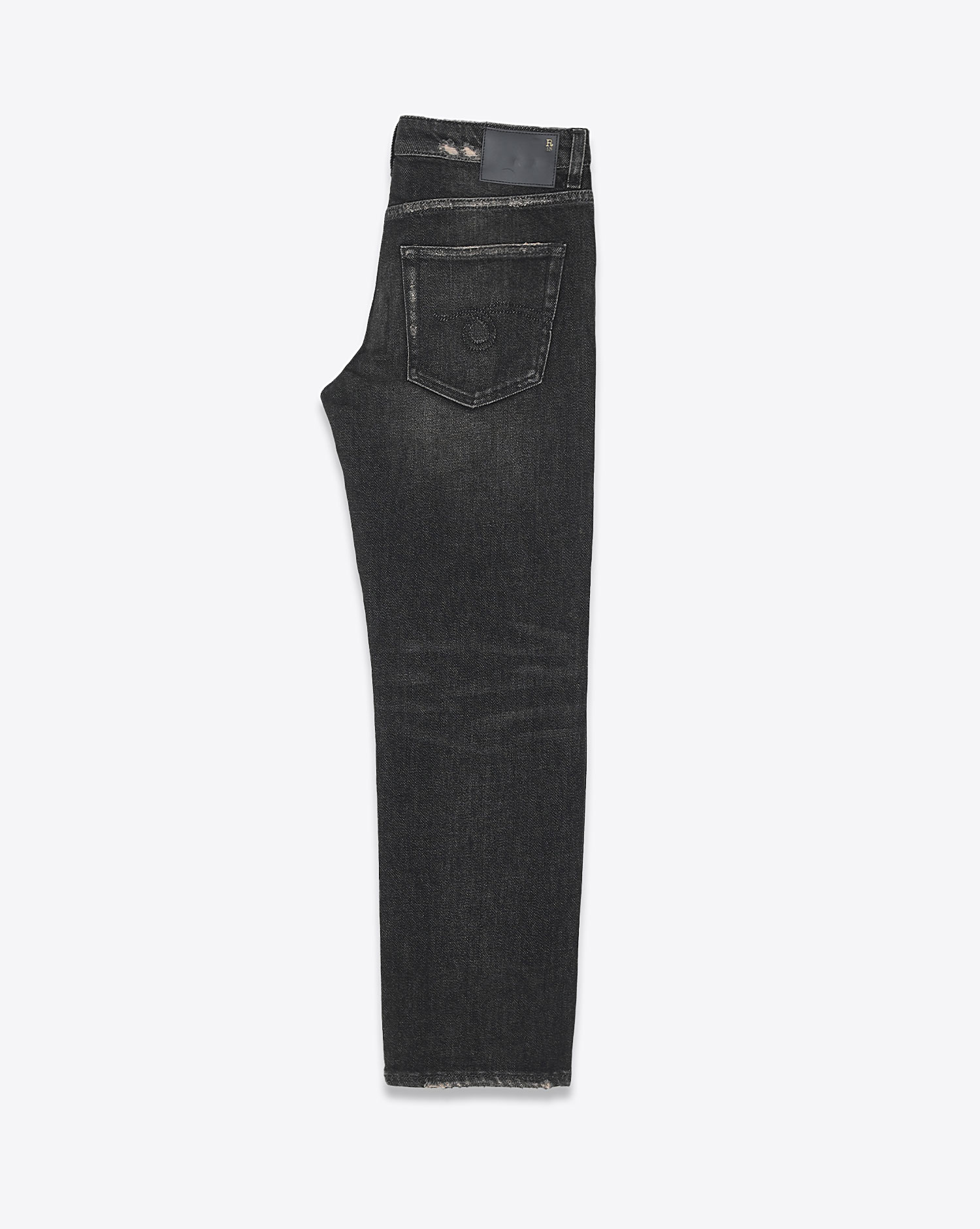 Produit  Jean Boy Straight Abbey Black R13 Denim