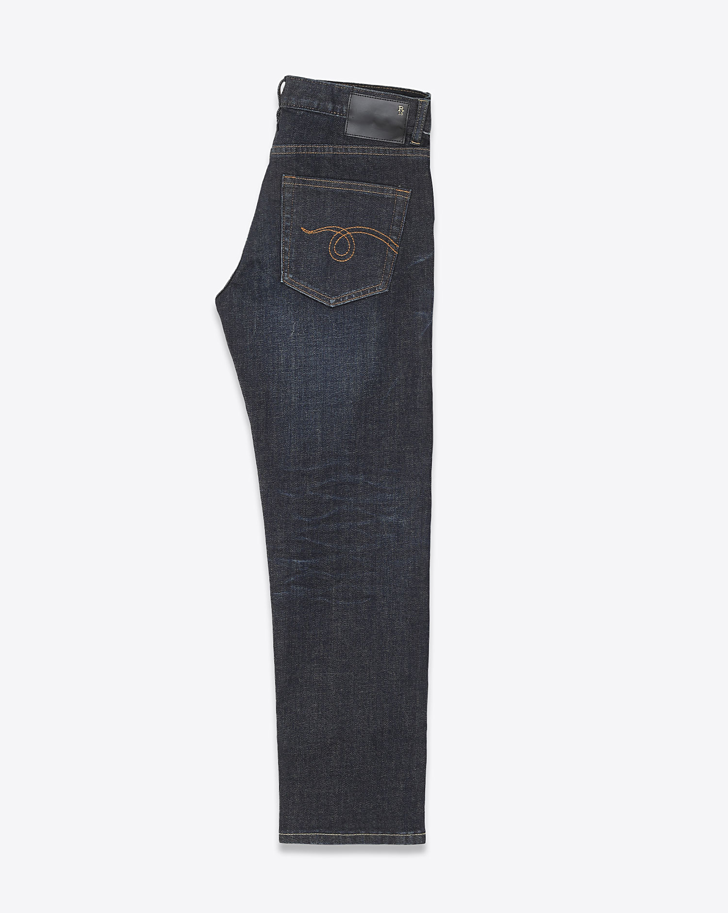 Jean  Boy Straight en denim Avery Indigo R13 Denim