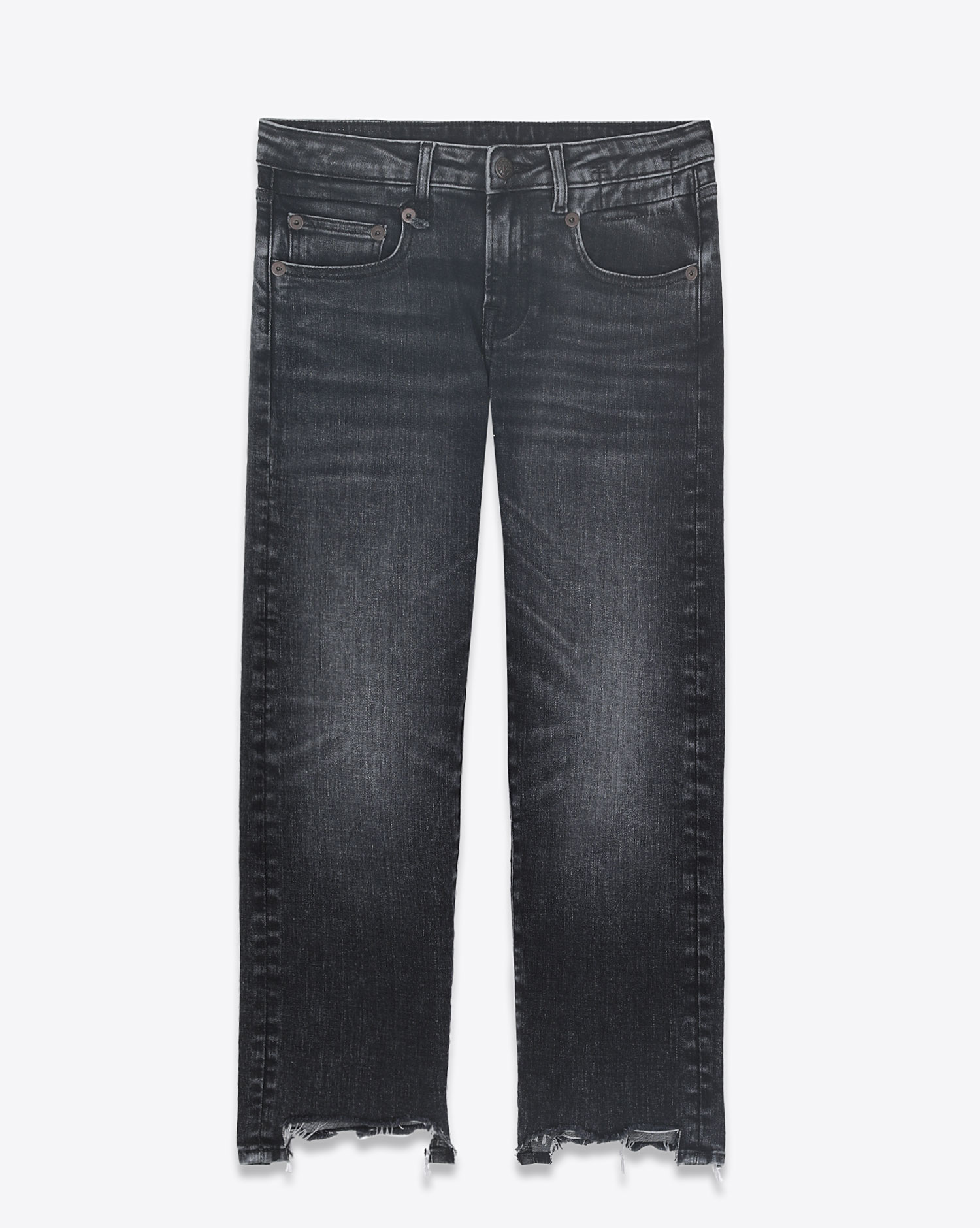 R13 Denim Jean Boy Straight Morrison Black