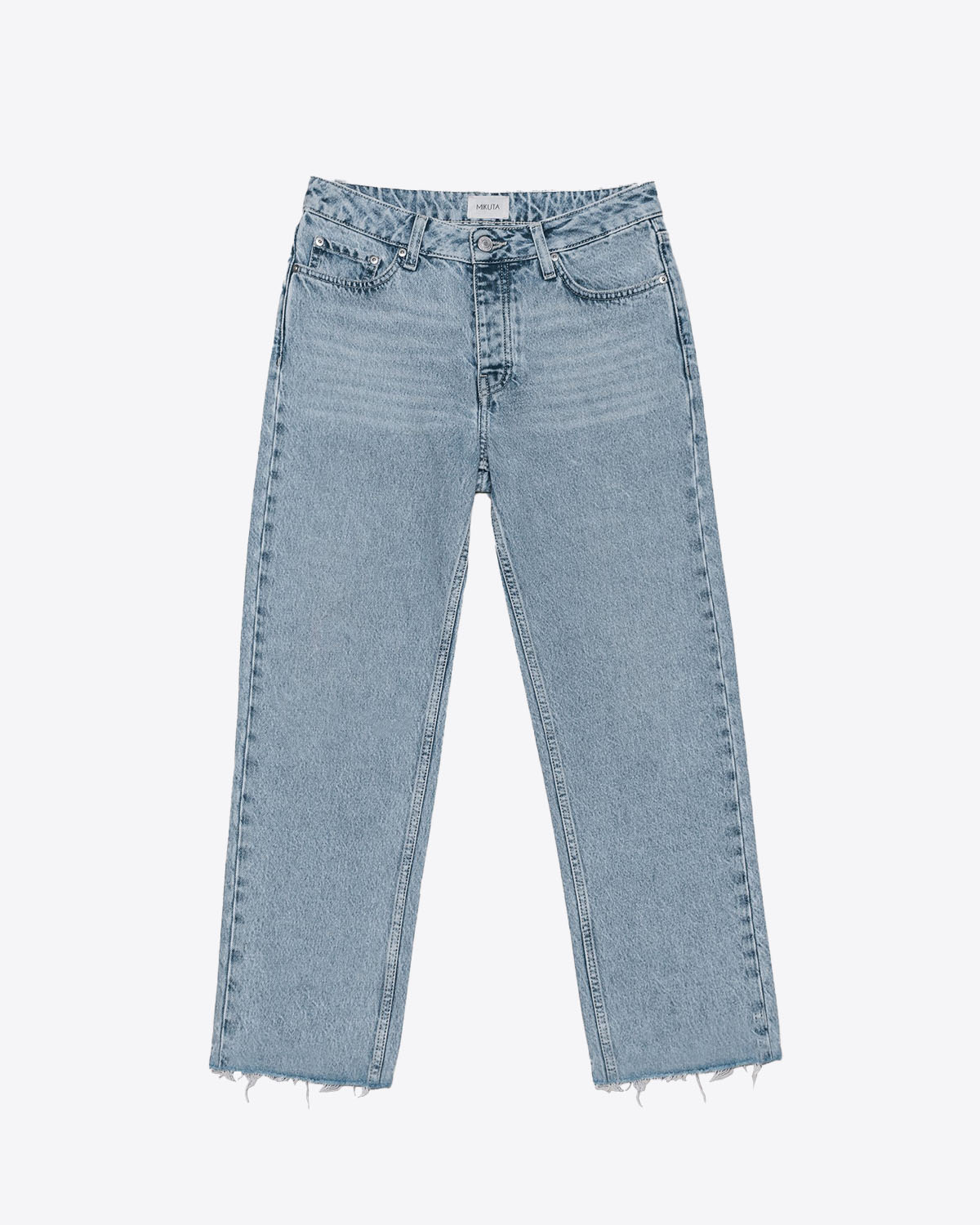 Mikuta Jeans Droit Bleu