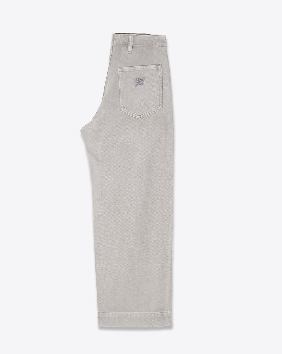 Produit Jean Georgia Denimist denim gris clair. Vue de profil.