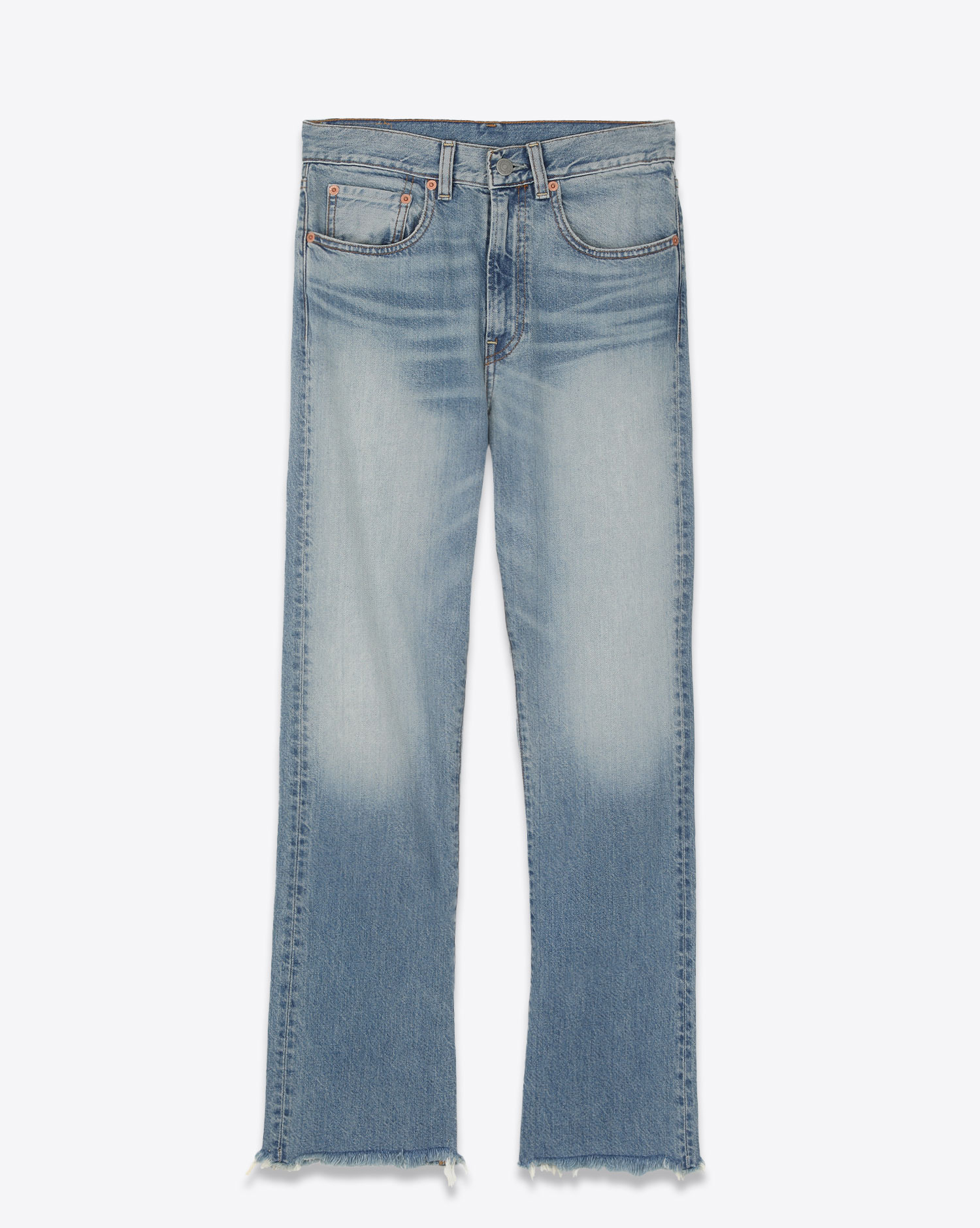 Jean Denimist Jaclyn Slim Kick en toile bleue claire