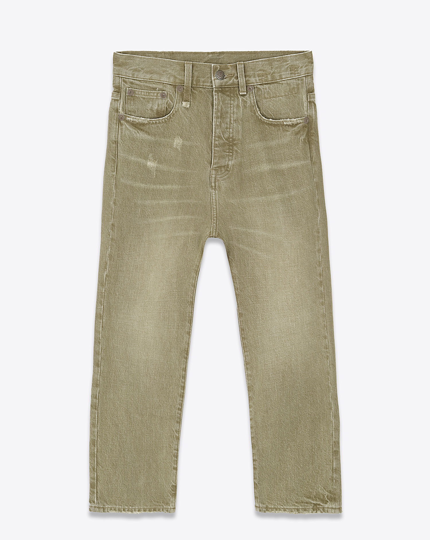 R13 Jean Tailored Drop Moss Green 