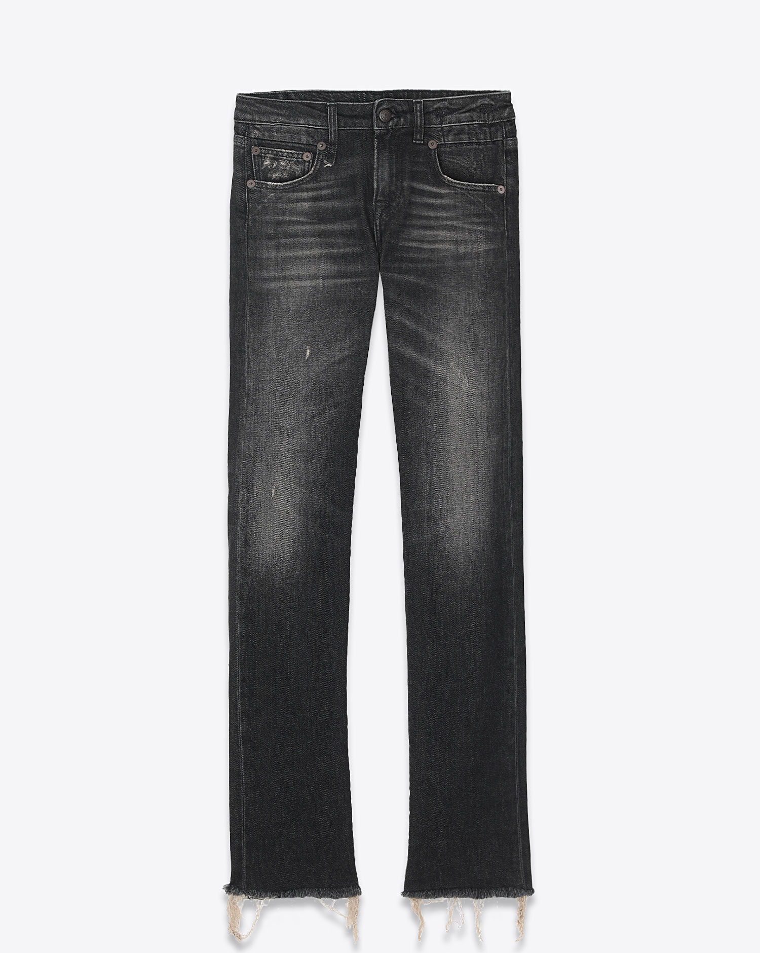  Jean Tobi Slim en toile denim Abbey Black R13 Denim