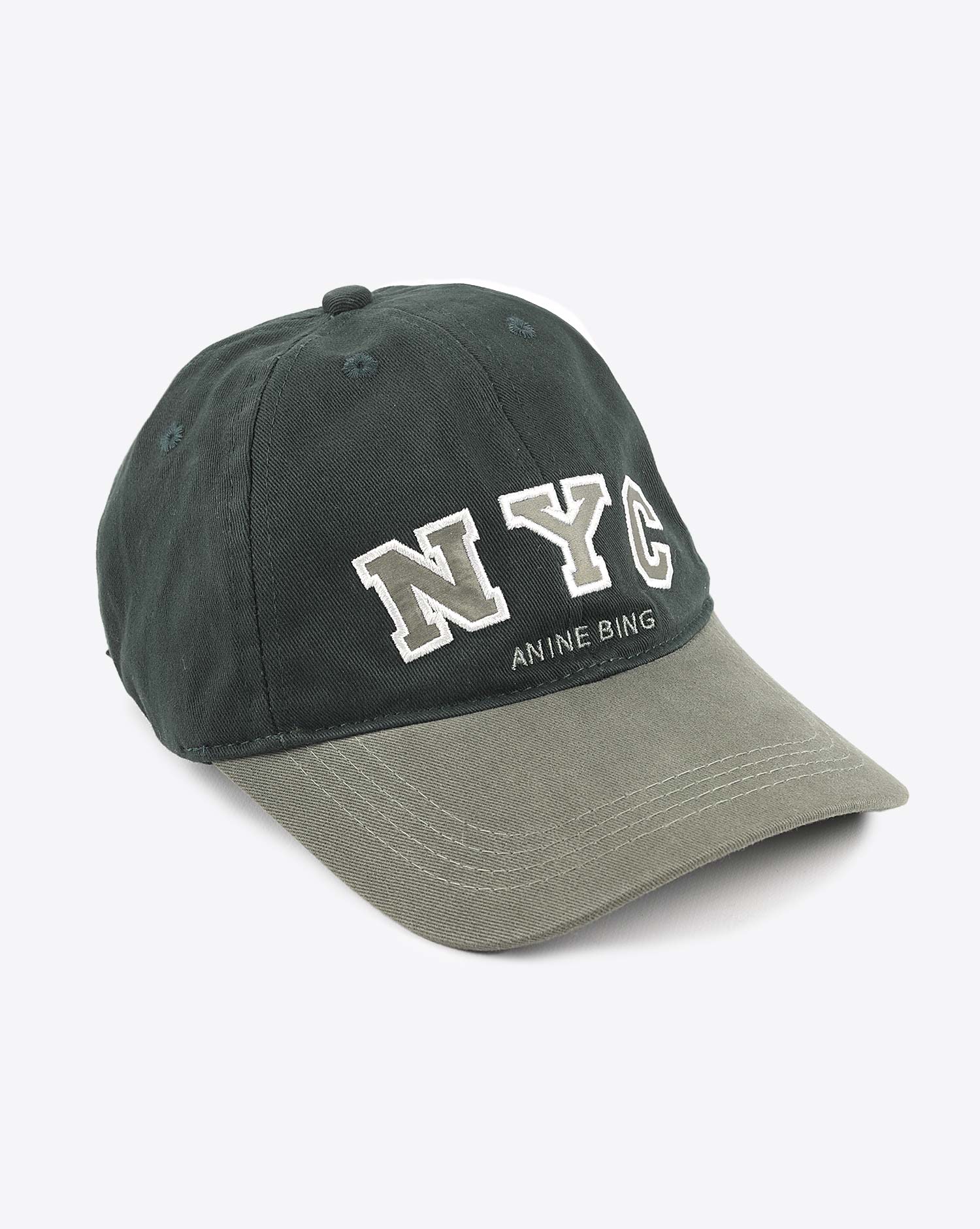 Casquette Jeremy Baseball NYC - Charcoal Green