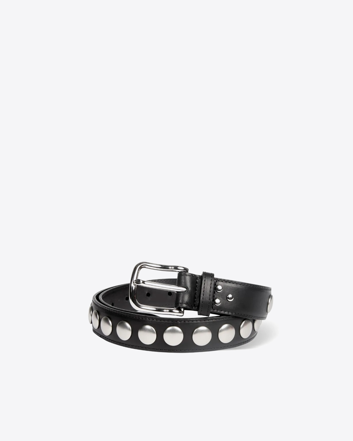 Produit Jérôme Dreyfuss Ceinture Festival Vachette Noir Silver 
