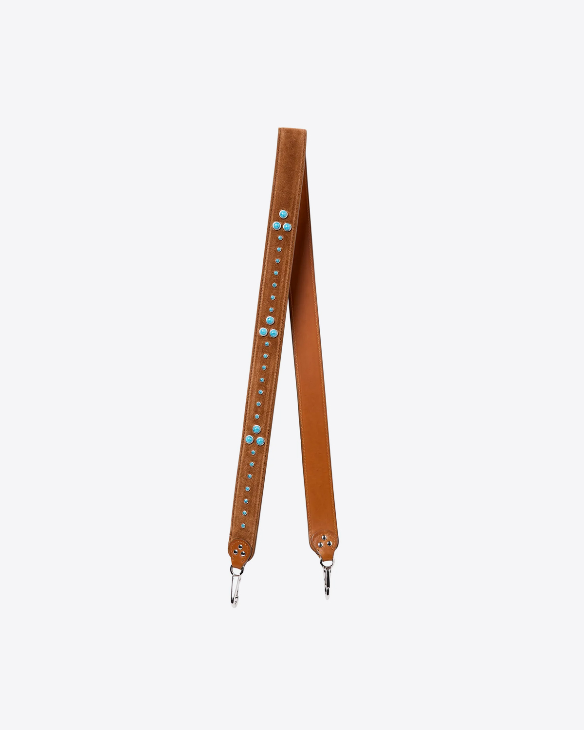 Image du produit J&eacute;r&ocirc;me Dreyfuss Bandouli&egrave;re Large &ndash; Cuir Su&eacute;d&eacute; taos Turquoise