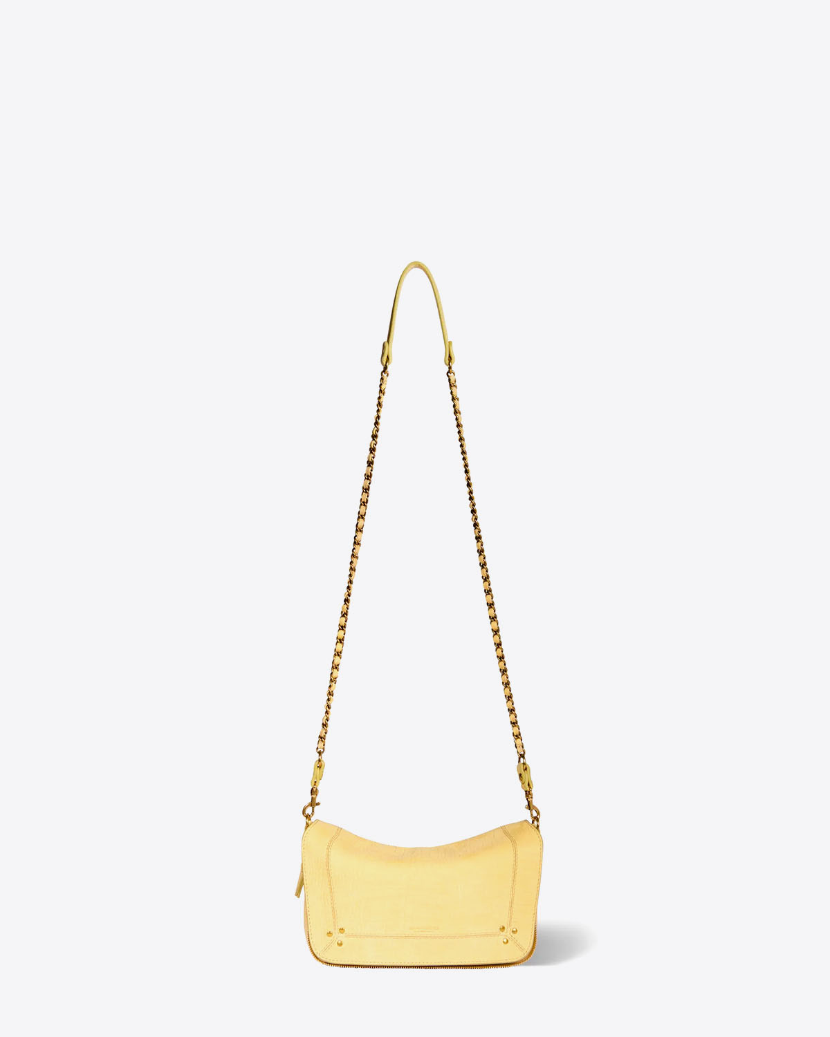 Jerome Dreyfuss Sac Bobi S Taurillon Croco Poussin