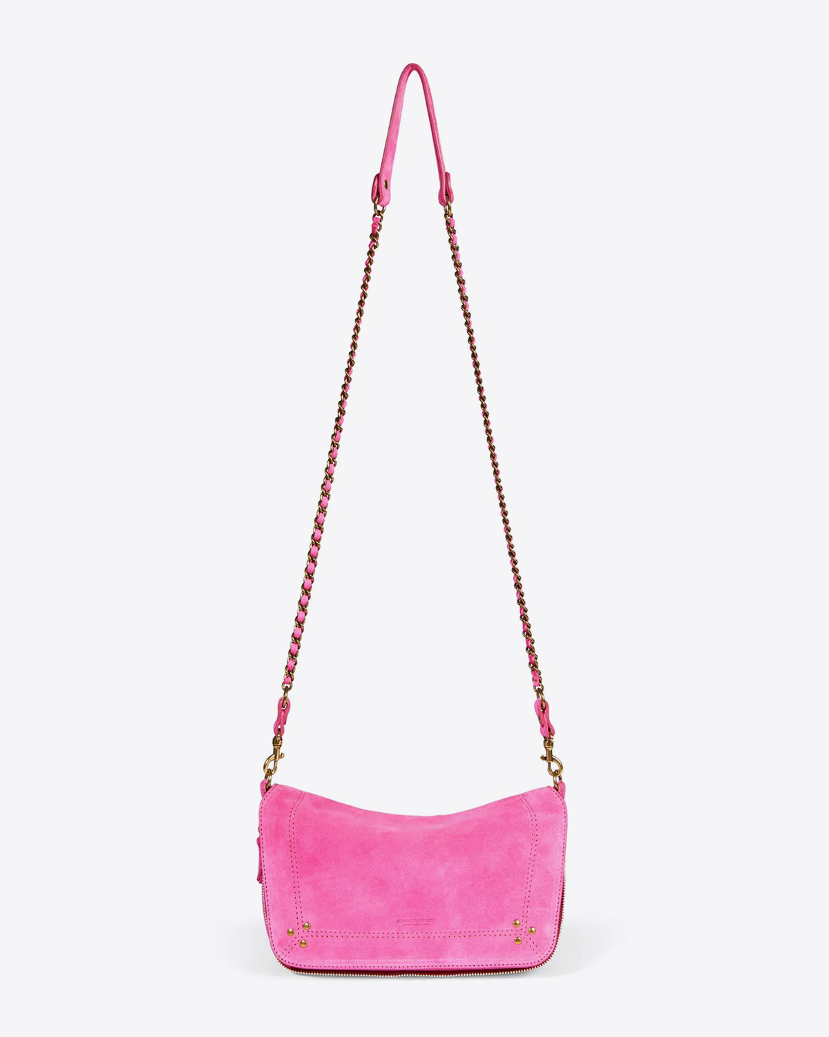 Jérôme Dreyfuss Sac Bobi S Split Calfskin Rose Shocking
