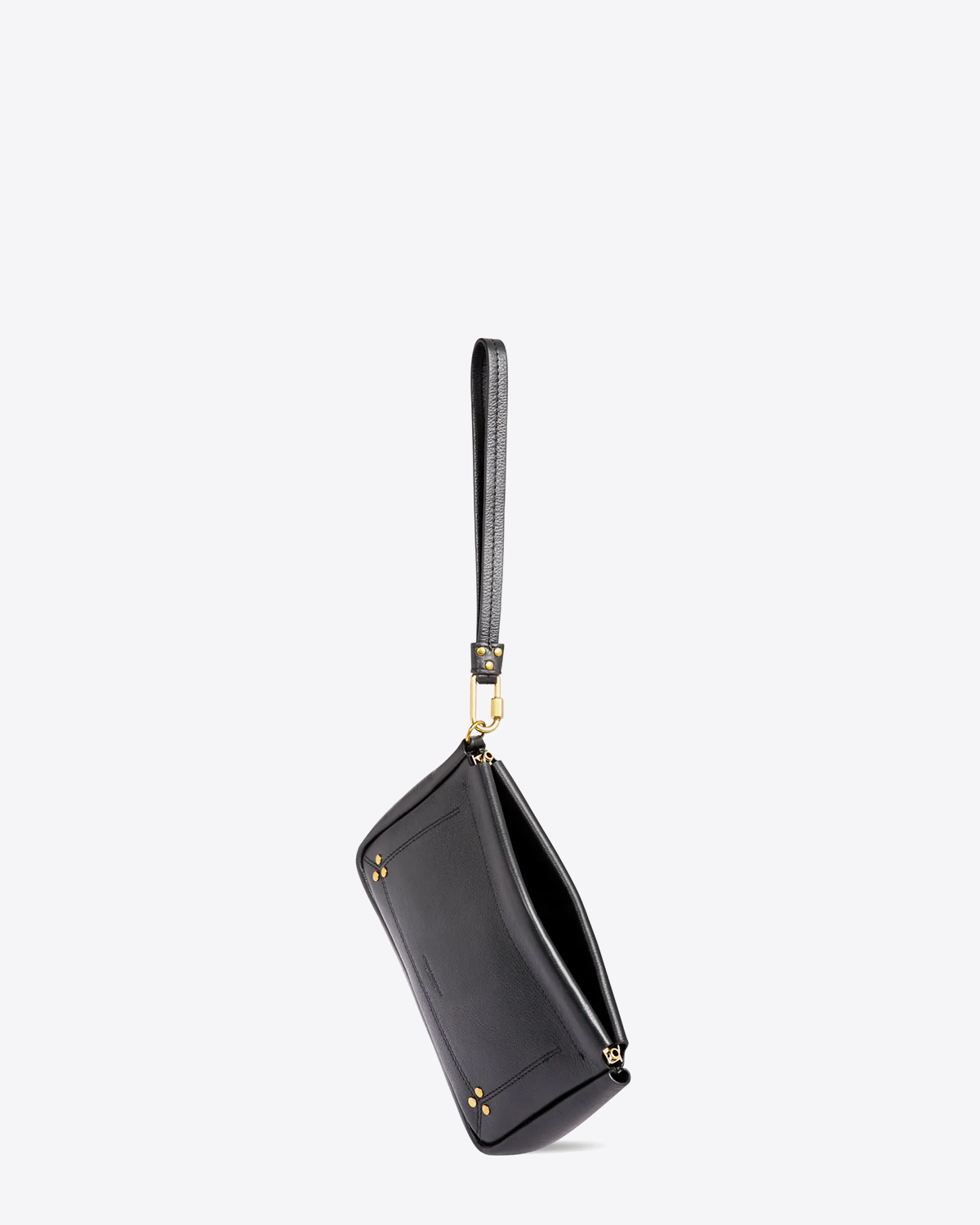 Pochette Clap M  Noir Brass