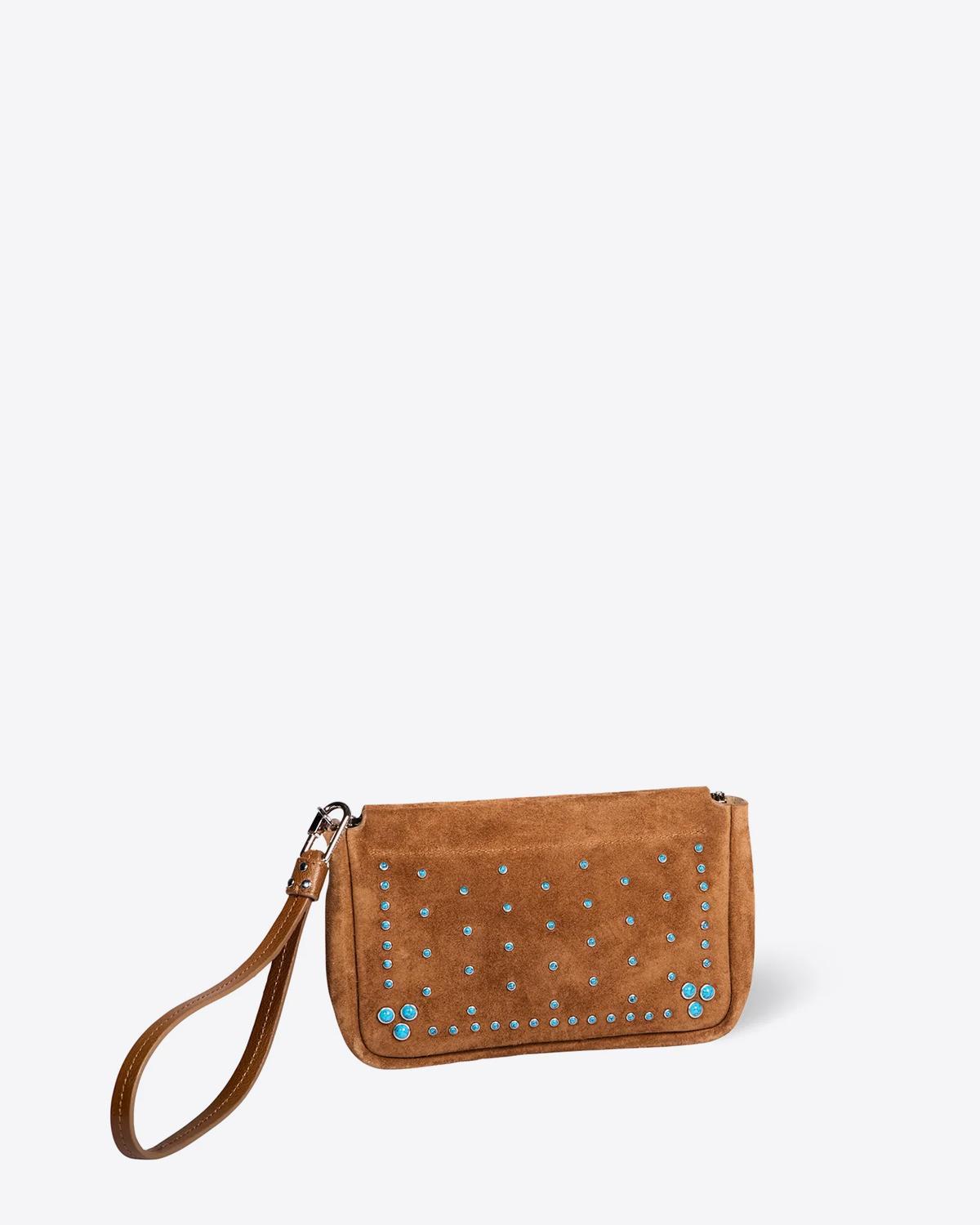 Pochette Clap M Split Calfskin Taos Turquoise Jérôme Dreyfuss 
