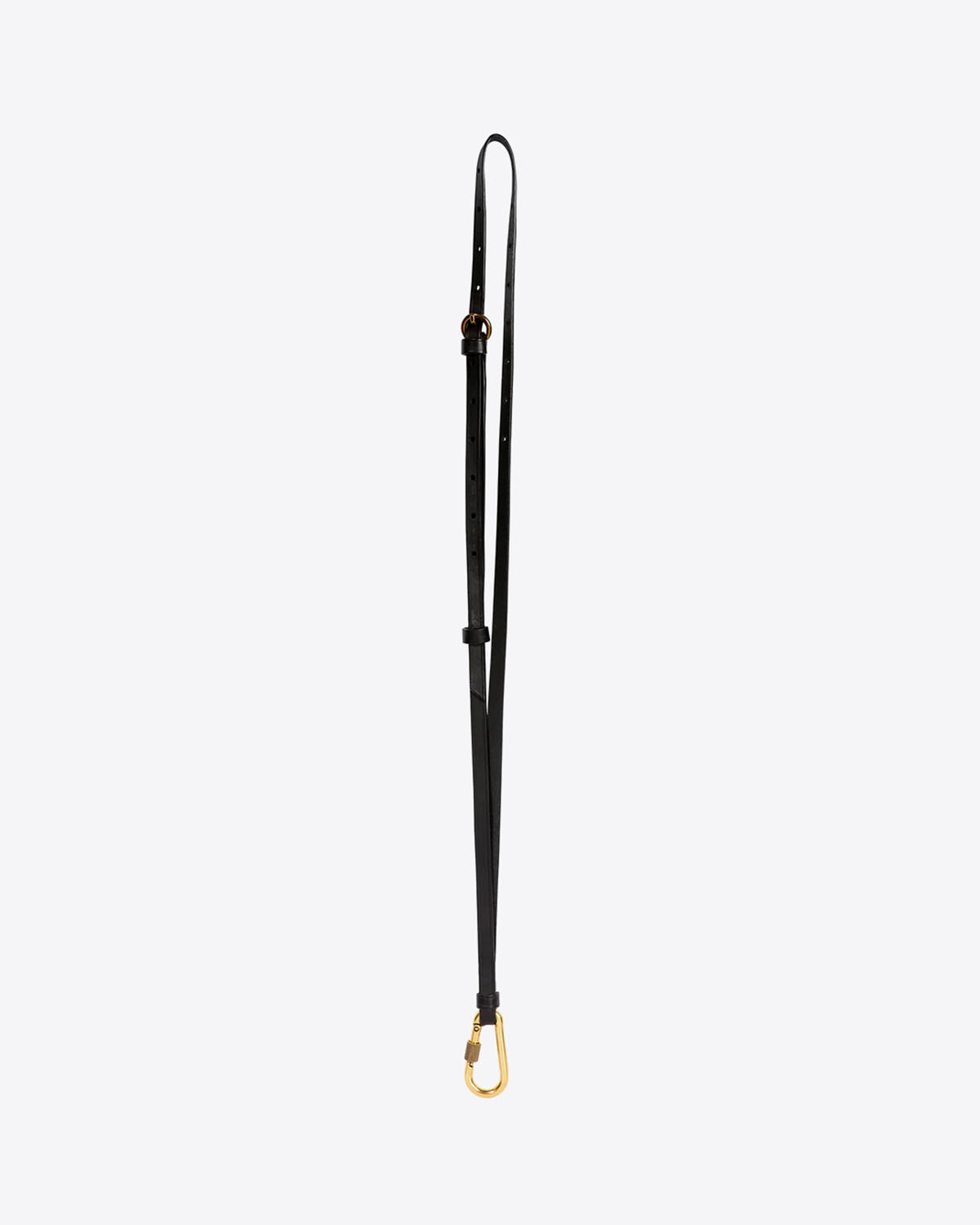Produit Lien Jitoumi Jérôme Dreyfuss en cuir noir. 