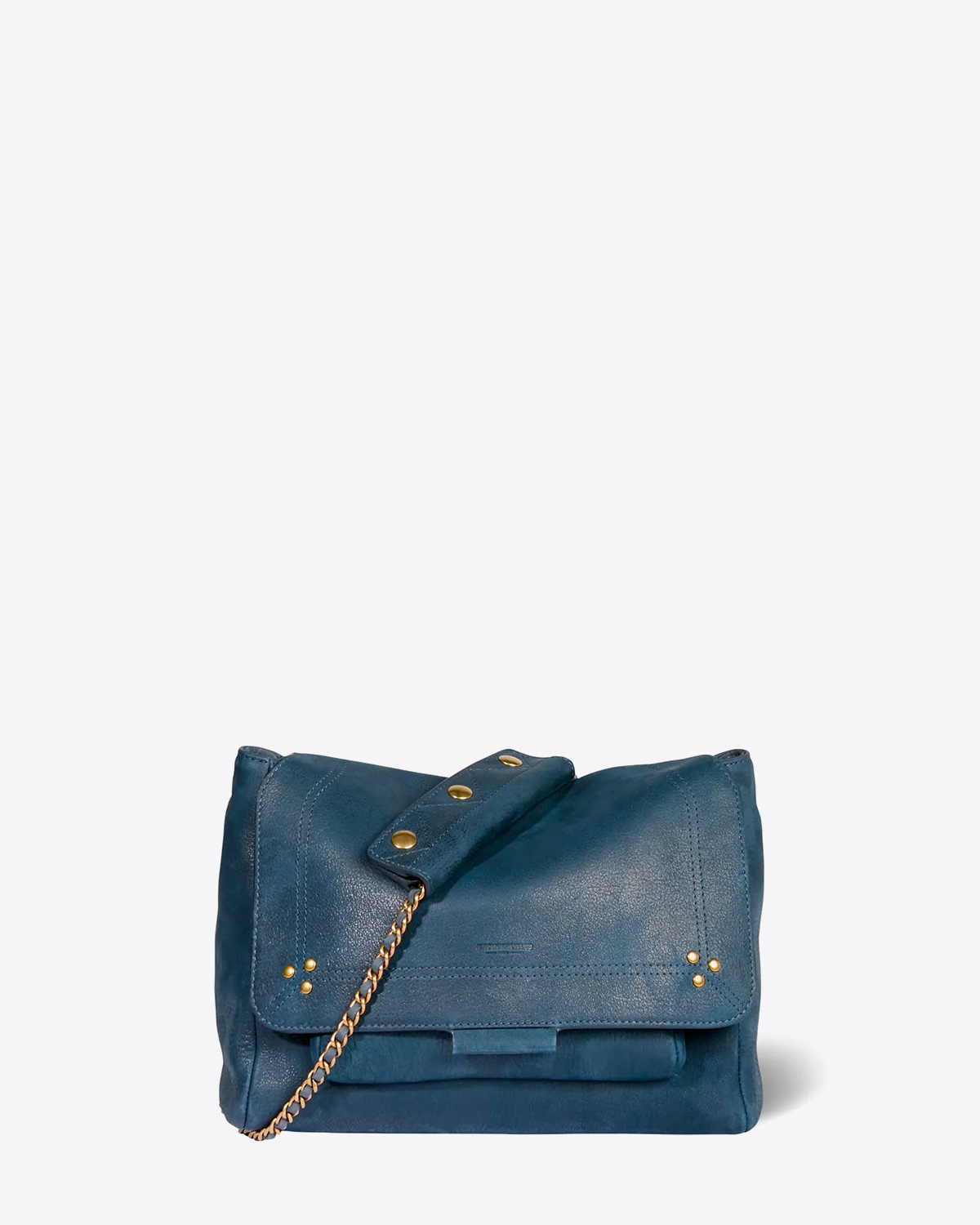Jérôme Dreyfuss Sac Lulu L Chèvre Noircie Night Blue 