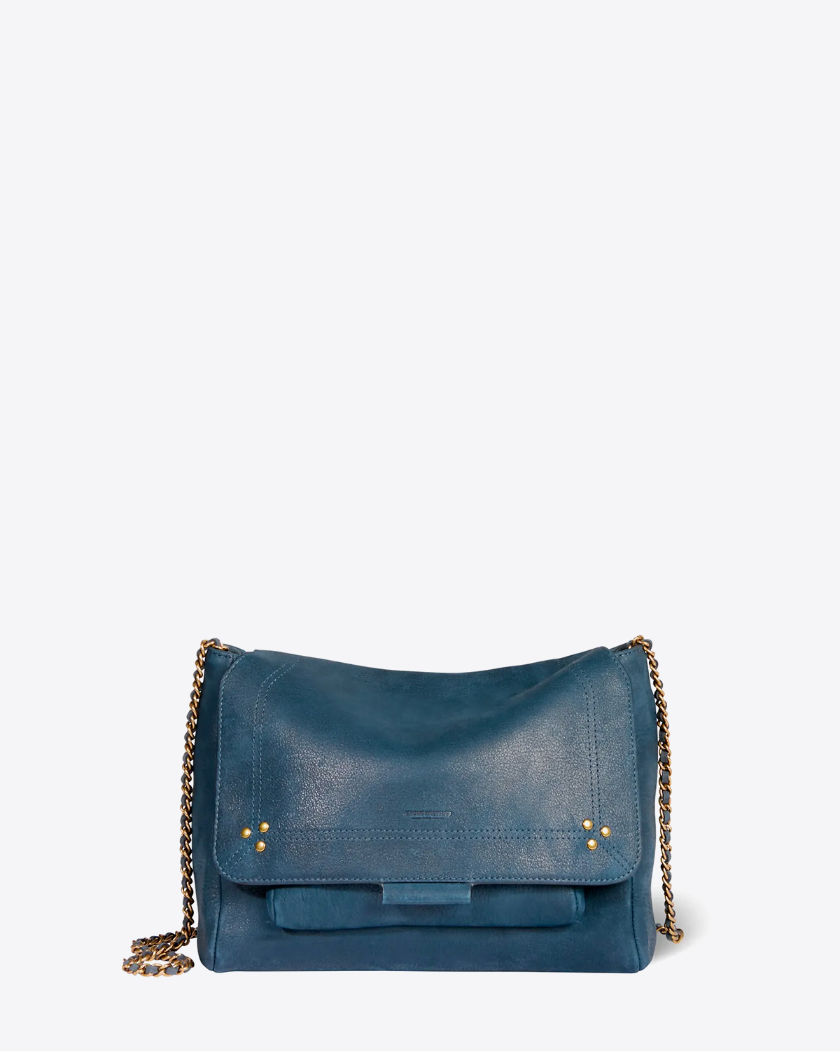 Jérôme Dreyfuss Sac Lulu L Chèvre Noircie Night Blue 