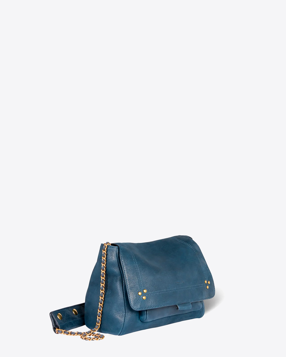 Jérôme Dreyfuss Sac Lulu M Chèvre Noircie Night Blue 