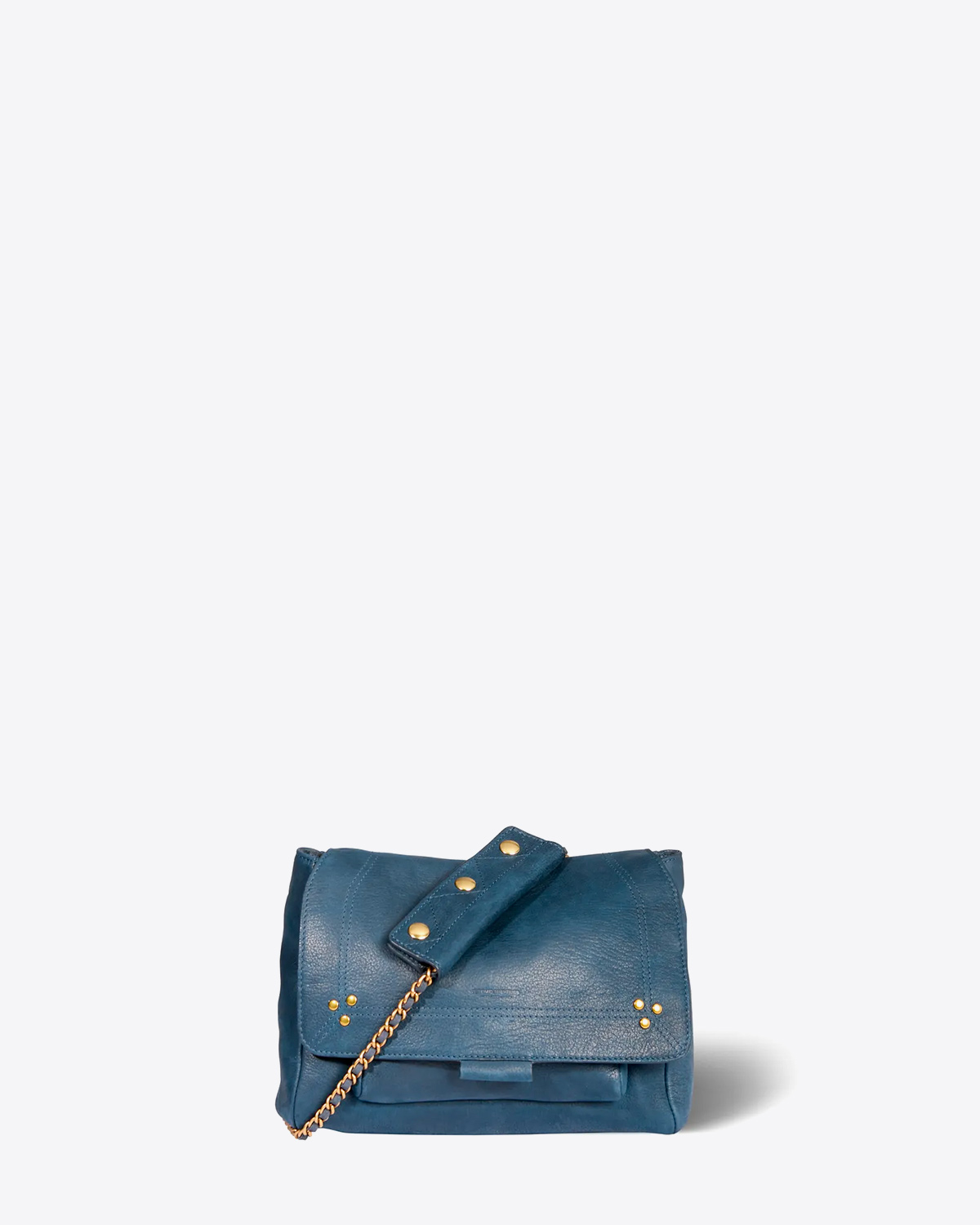 Jérôme Dreyfuss Sac Lulu M Chèvre Noircie Night Blue 