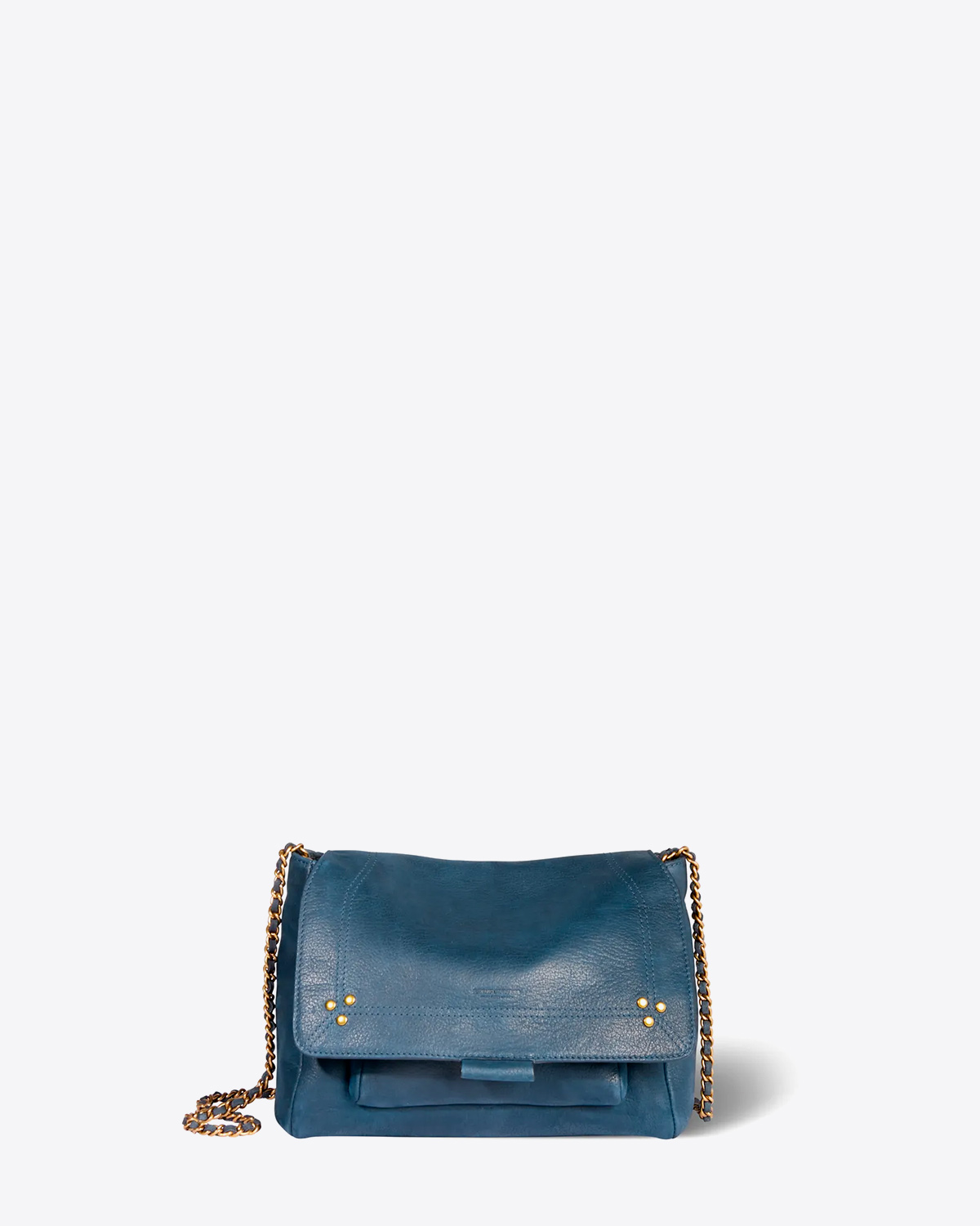 Jérôme Dreyfuss Sac Lulu M Chèvre Noircie Night Blue 