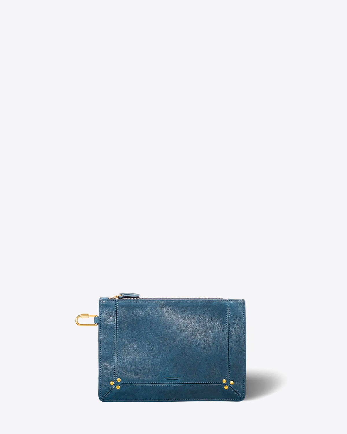 Jérôme Dreyfuss Pochette Popoche M Chèvre Noircie Night Blue 