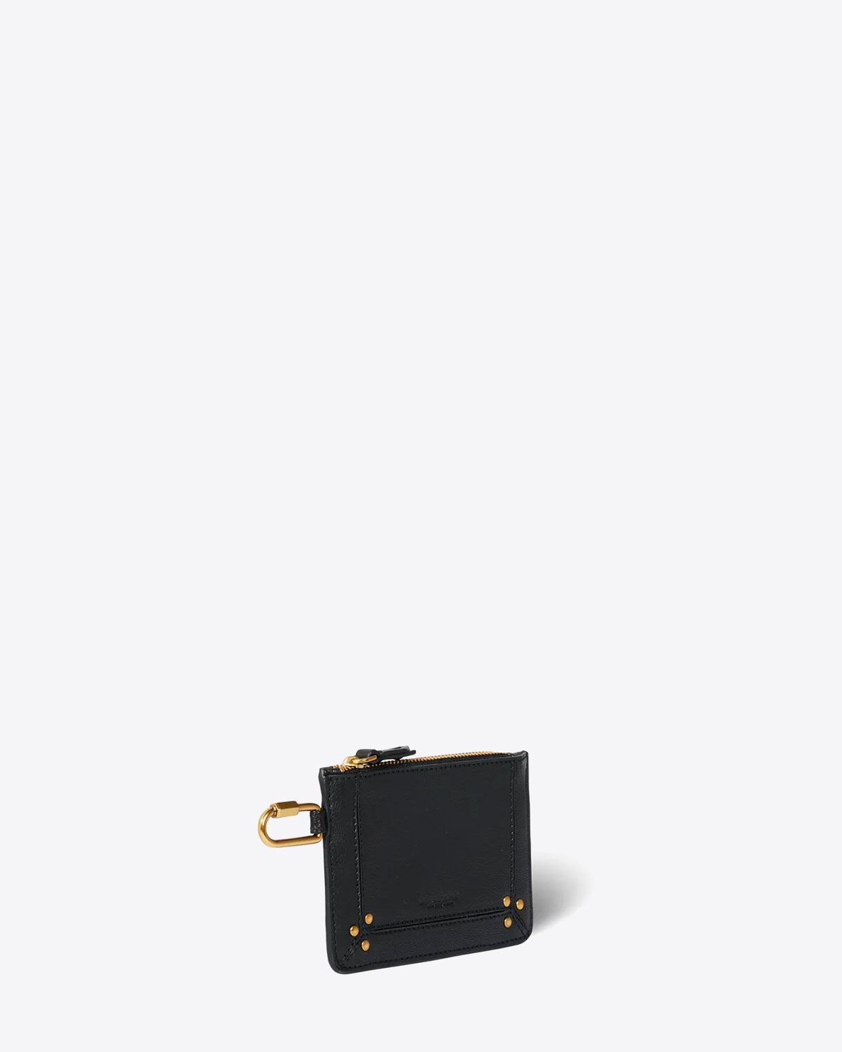 Pochette Popoche XS Jérôme Dreyfuss en cuir noir. 