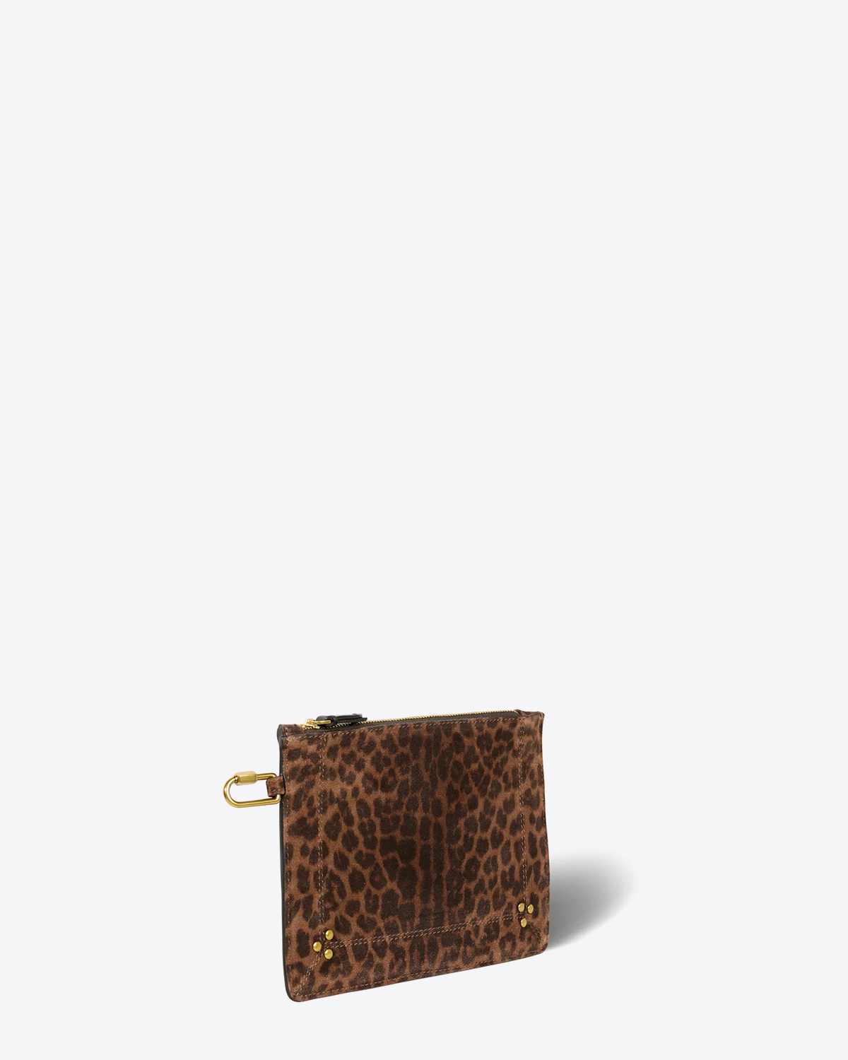 Produit  Pochette Jérôme Dreyfuss Popoche M en cuir imprimé Léopard 