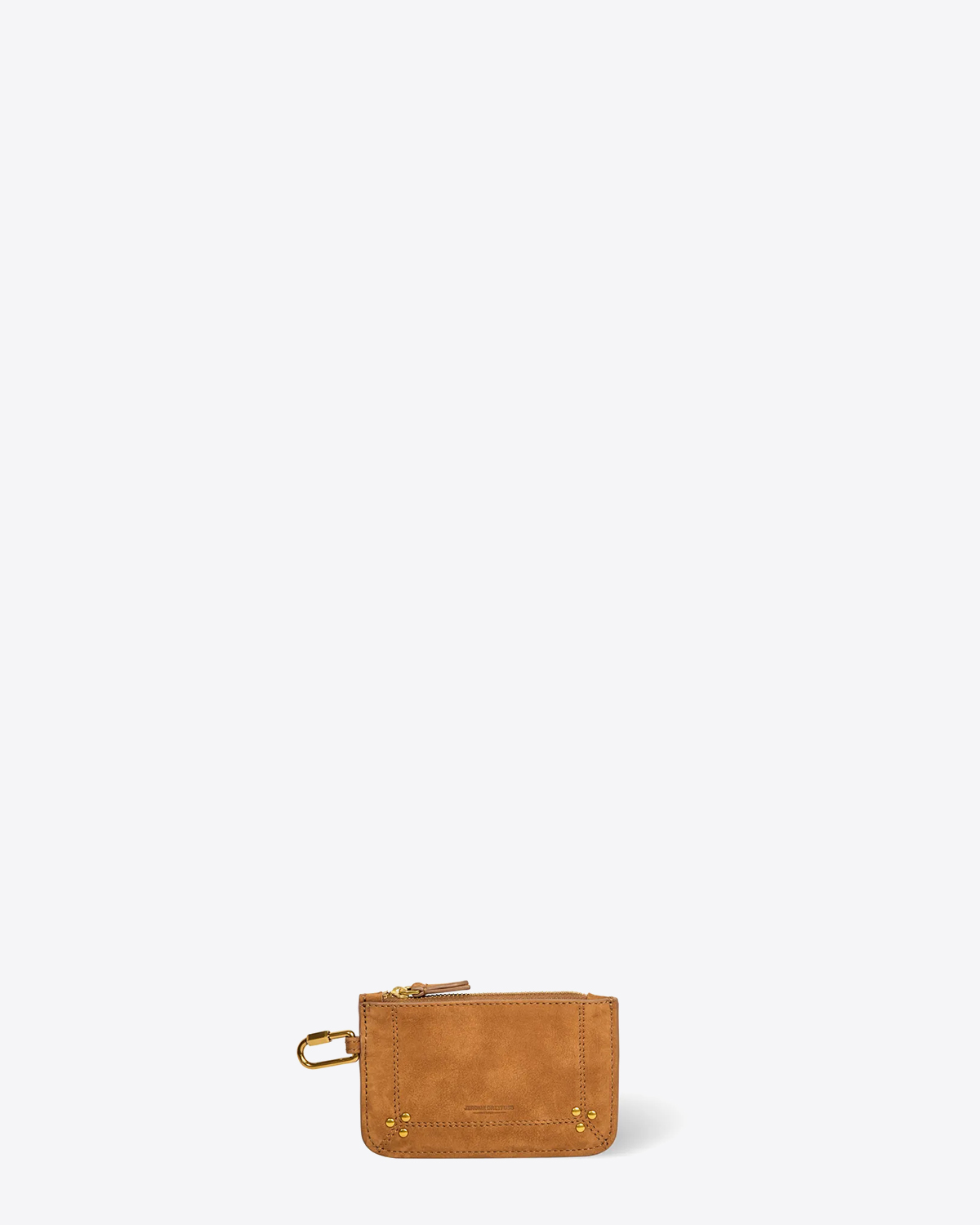 Jérôme Dreyfuss Pochette Popoche XS en cuir Tabac